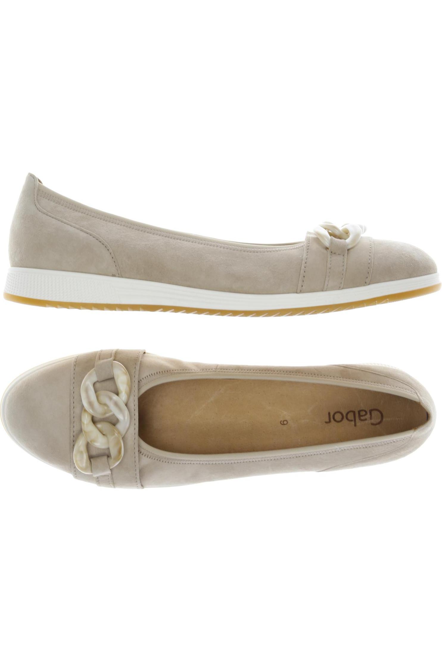 

Gabor Damen Ballerinas, beige, Gr. 9