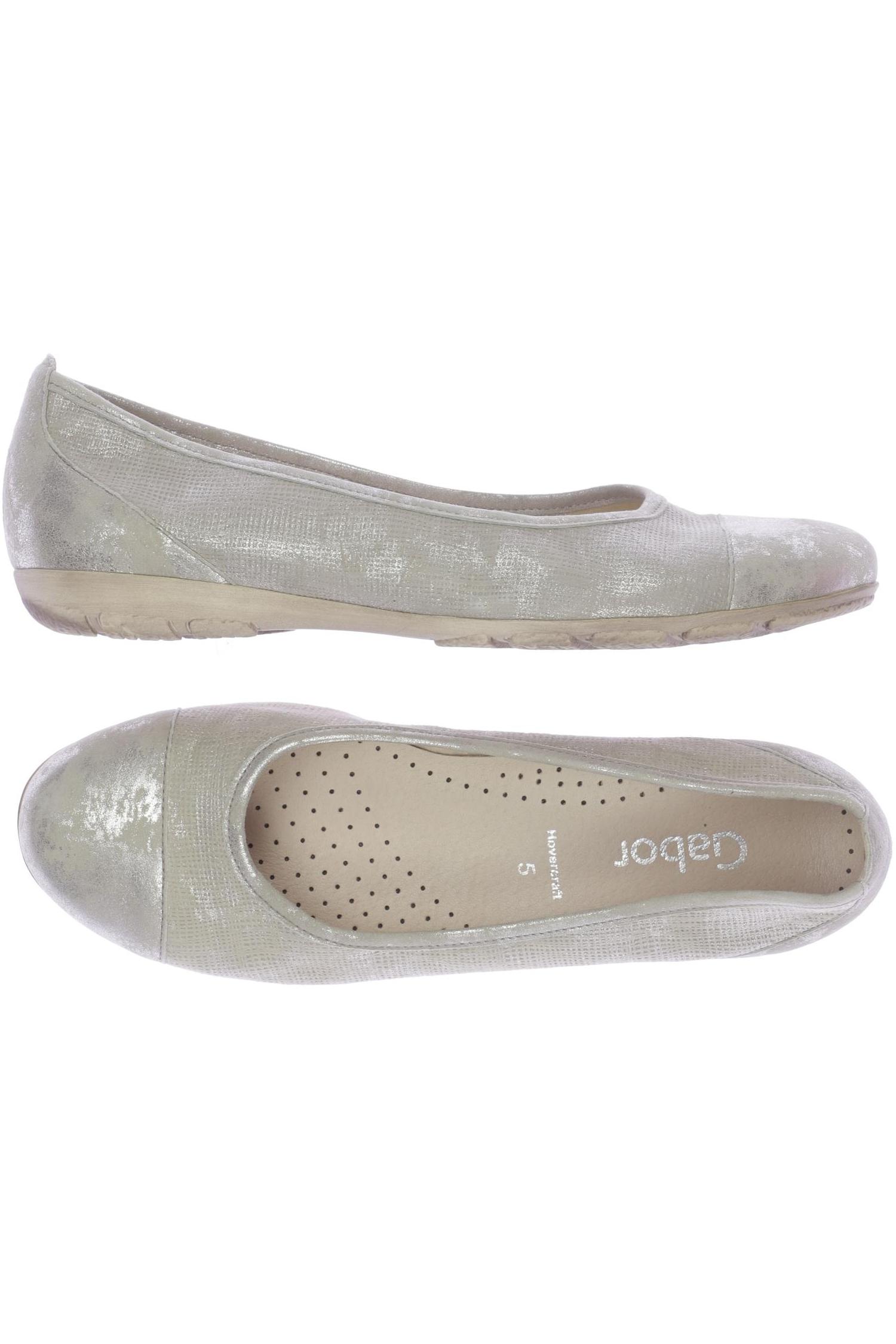 

Gabor Damen Ballerinas, silber, Gr. 5