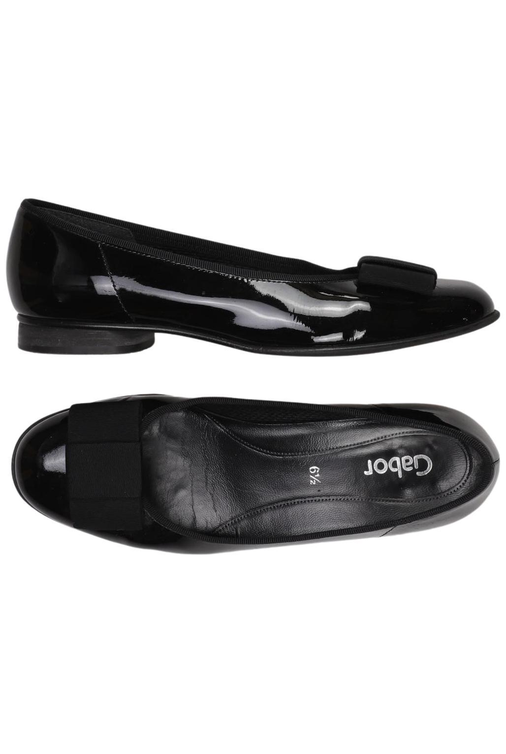 

Gabor Damen Ballerinas, schwarz, Gr. 6.5