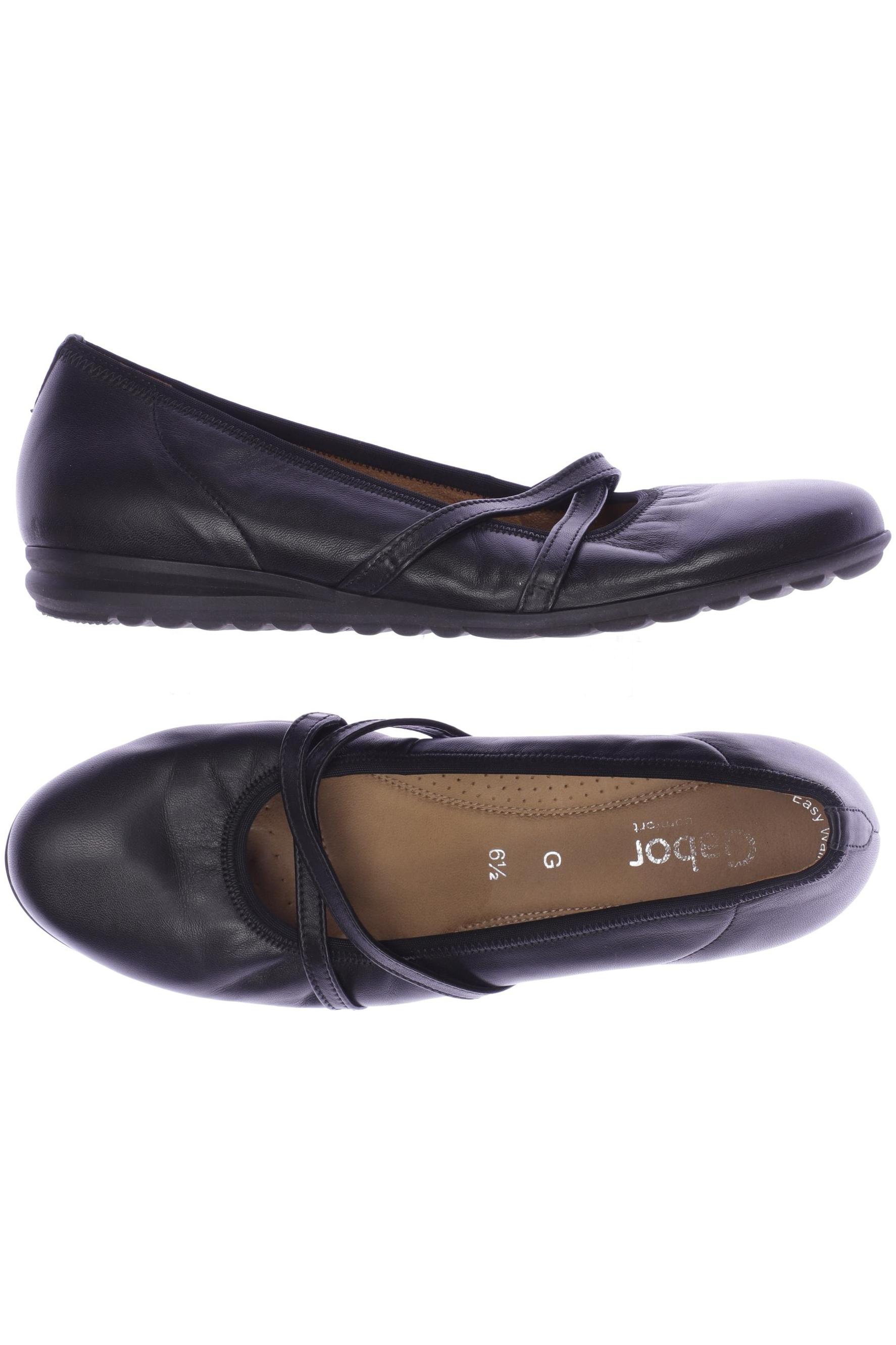 

Gabor Damen Ballerinas, schwarz, Gr. 6.5