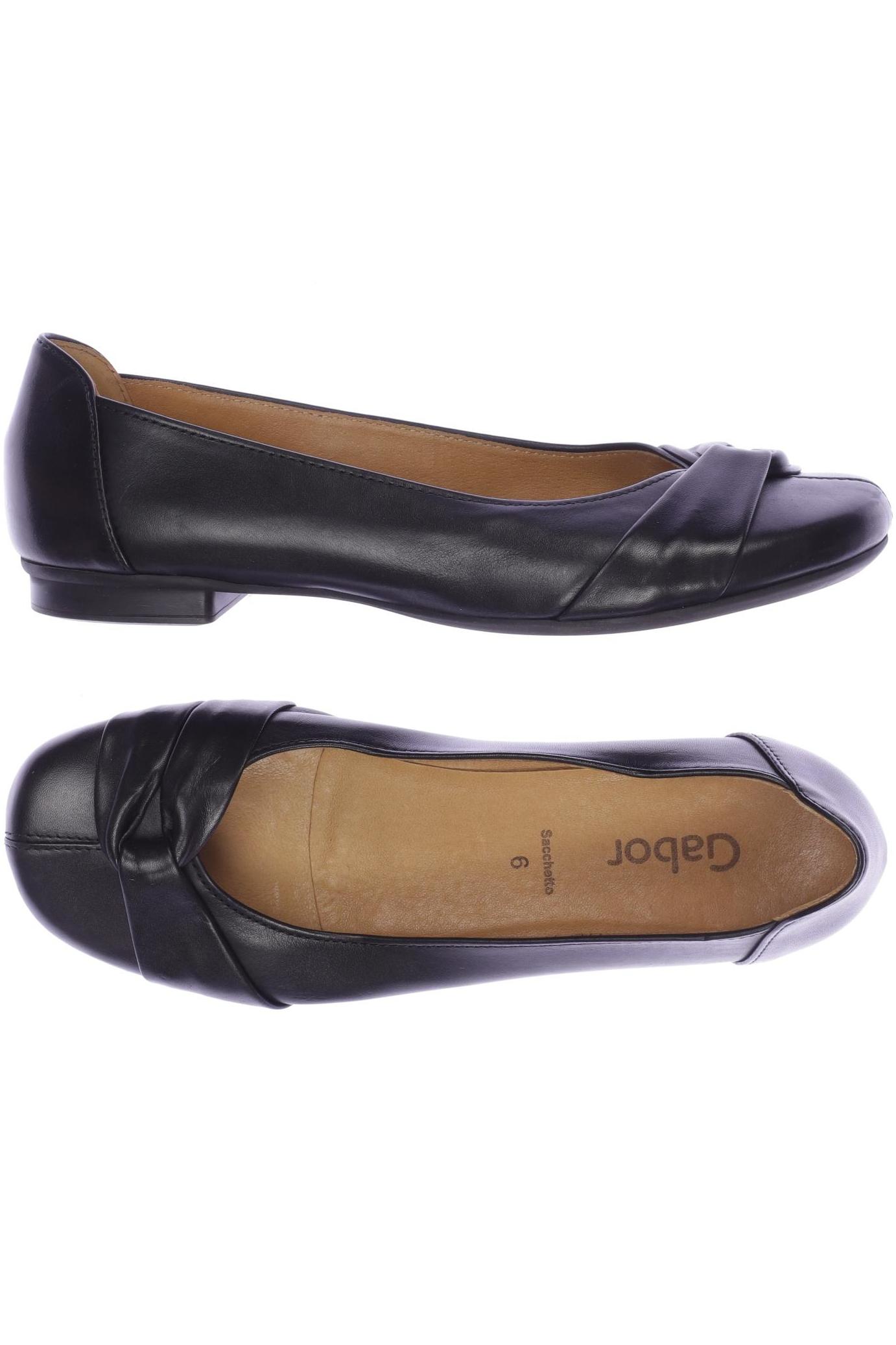 

Gabor Damen Ballerinas, schwarz, Gr. 6