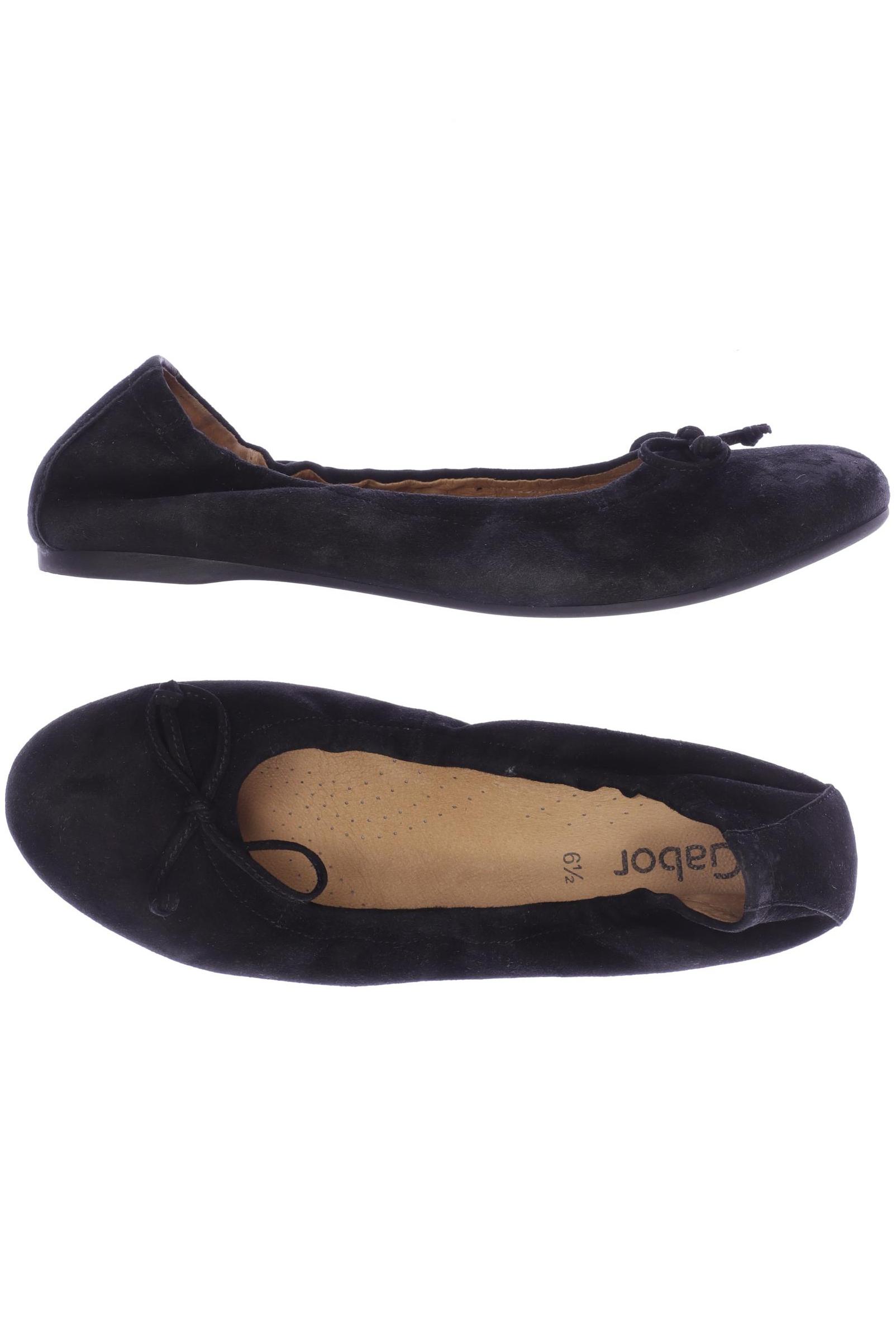 

Gabor Damen Ballerinas, schwarz, Gr. 6.5