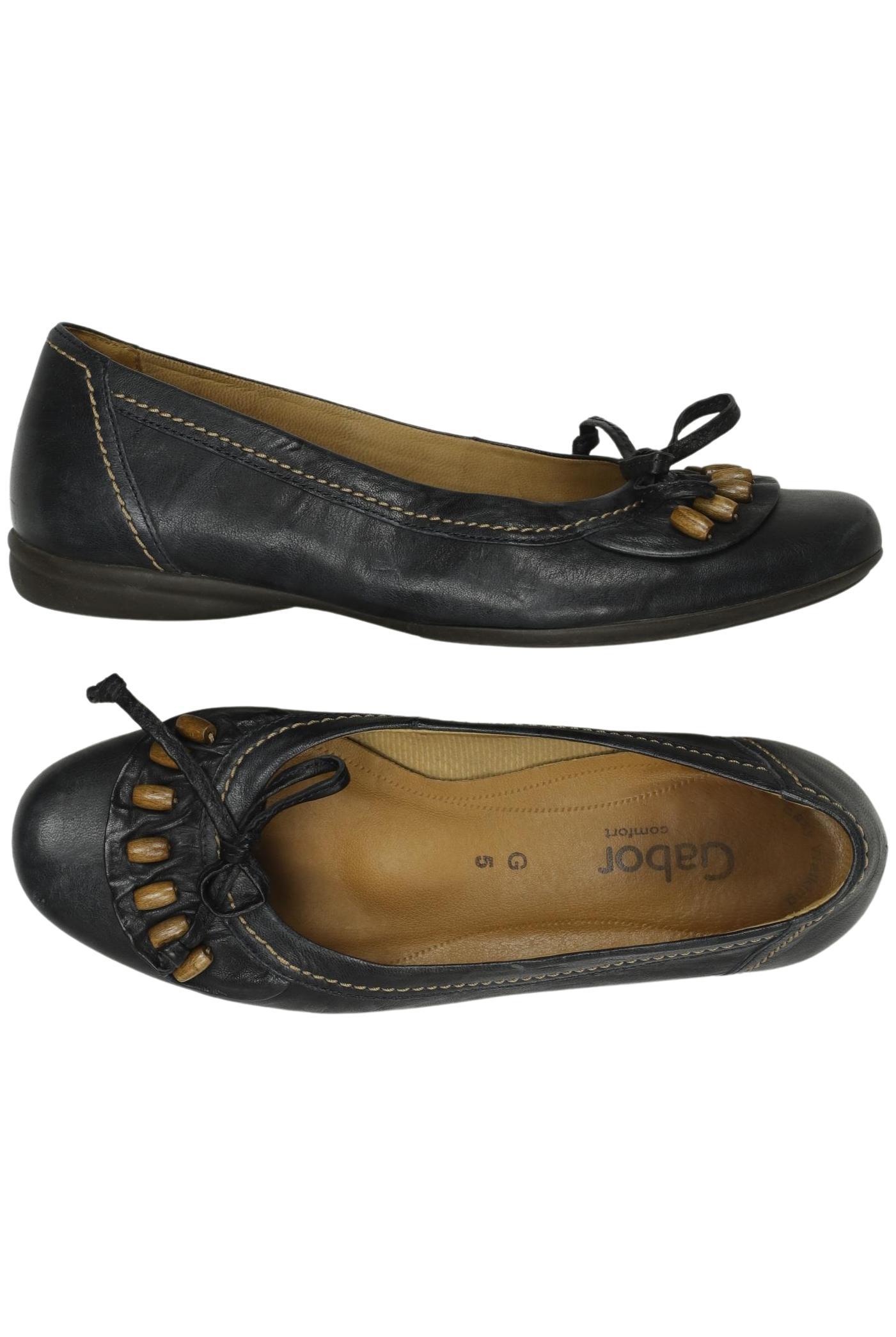 

Gabor Damen Ballerinas, schwarz, Gr. 5