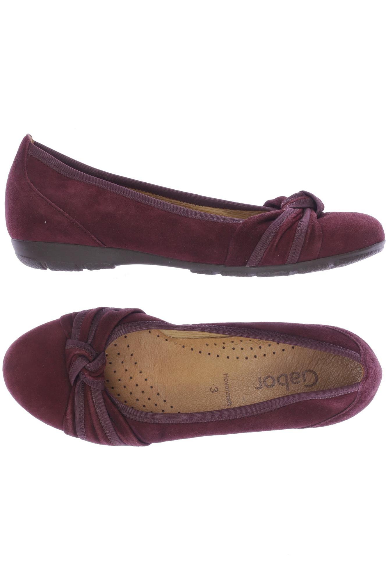 

Gabor Damen Ballerinas, bordeaux, Gr. 3