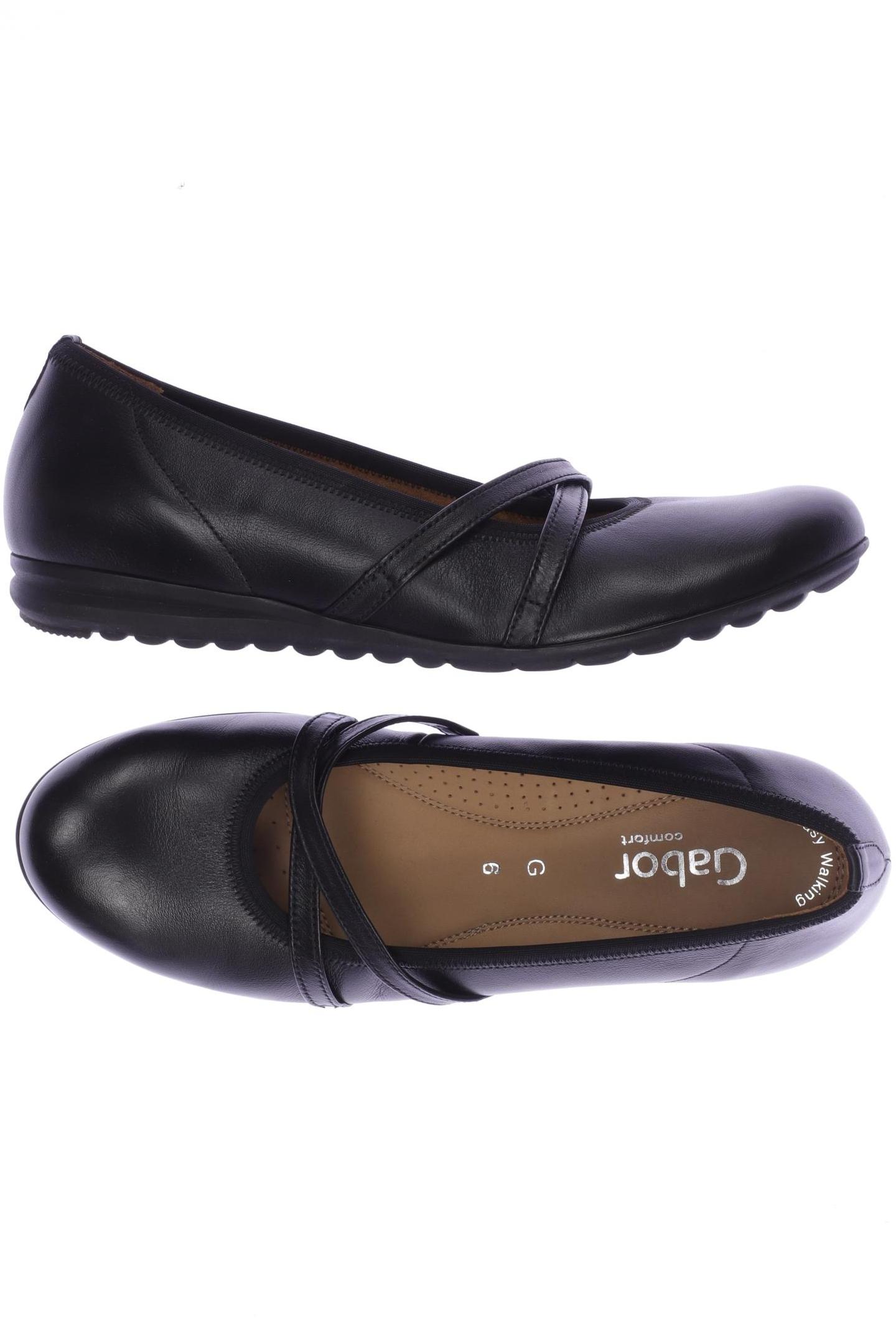 

Gabor Damen Ballerinas, schwarz, Gr. 6