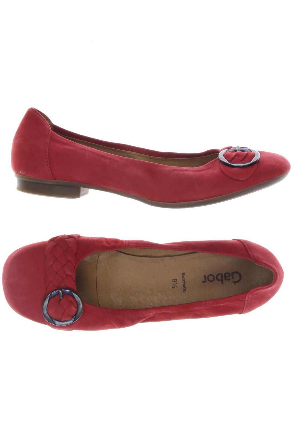 

Gabor Damen Ballerinas, rot, Gr. 8.5