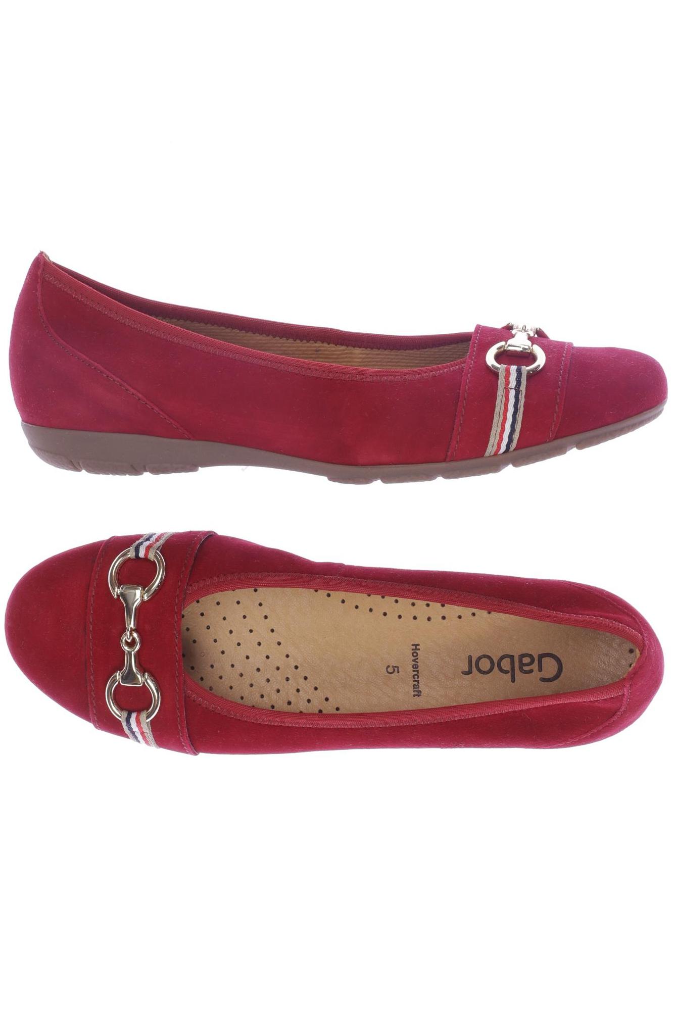 

Gabor Damen Ballerinas, rot, Gr. 5