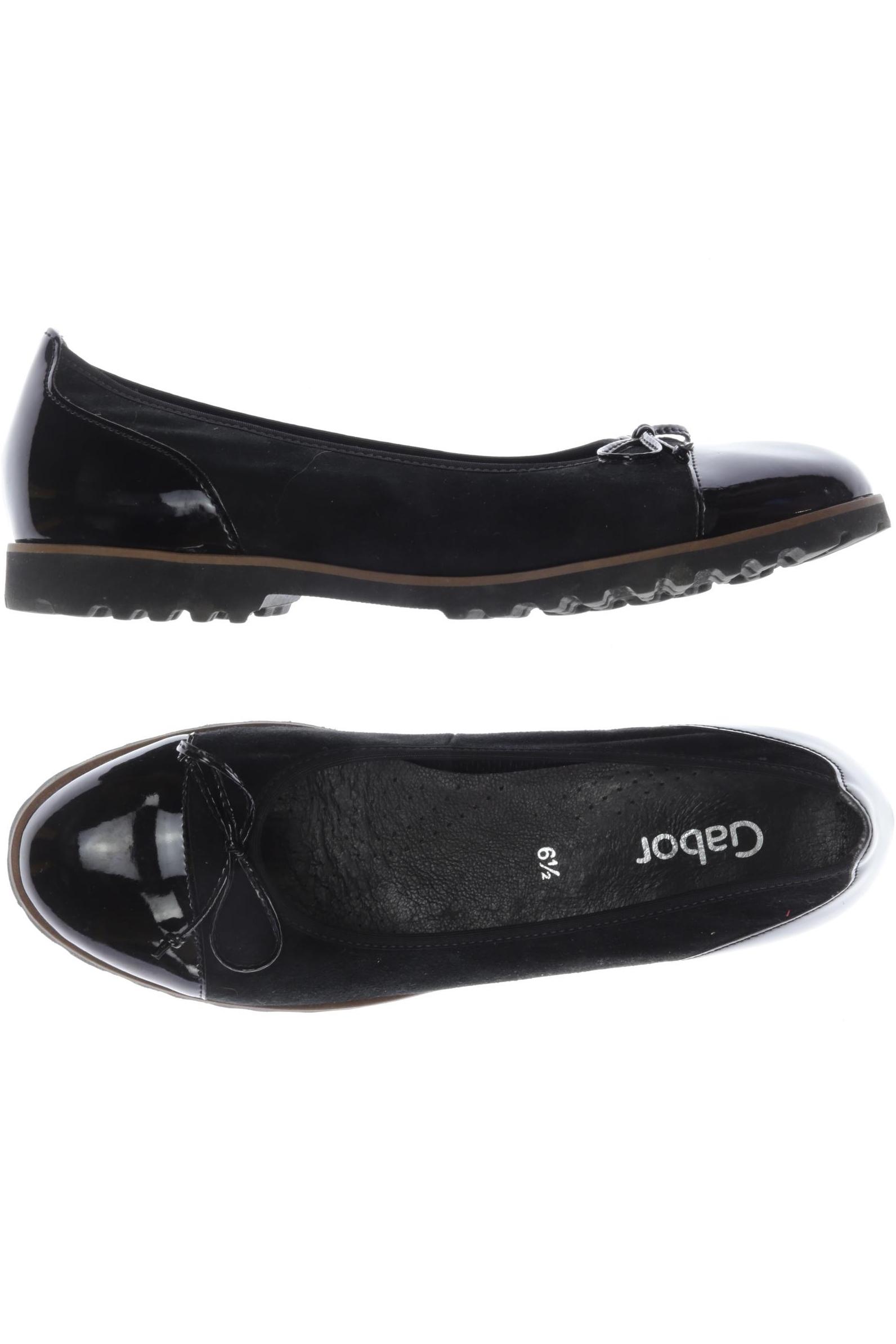

Gabor Damen Ballerinas, schwarz, Gr. 6.5