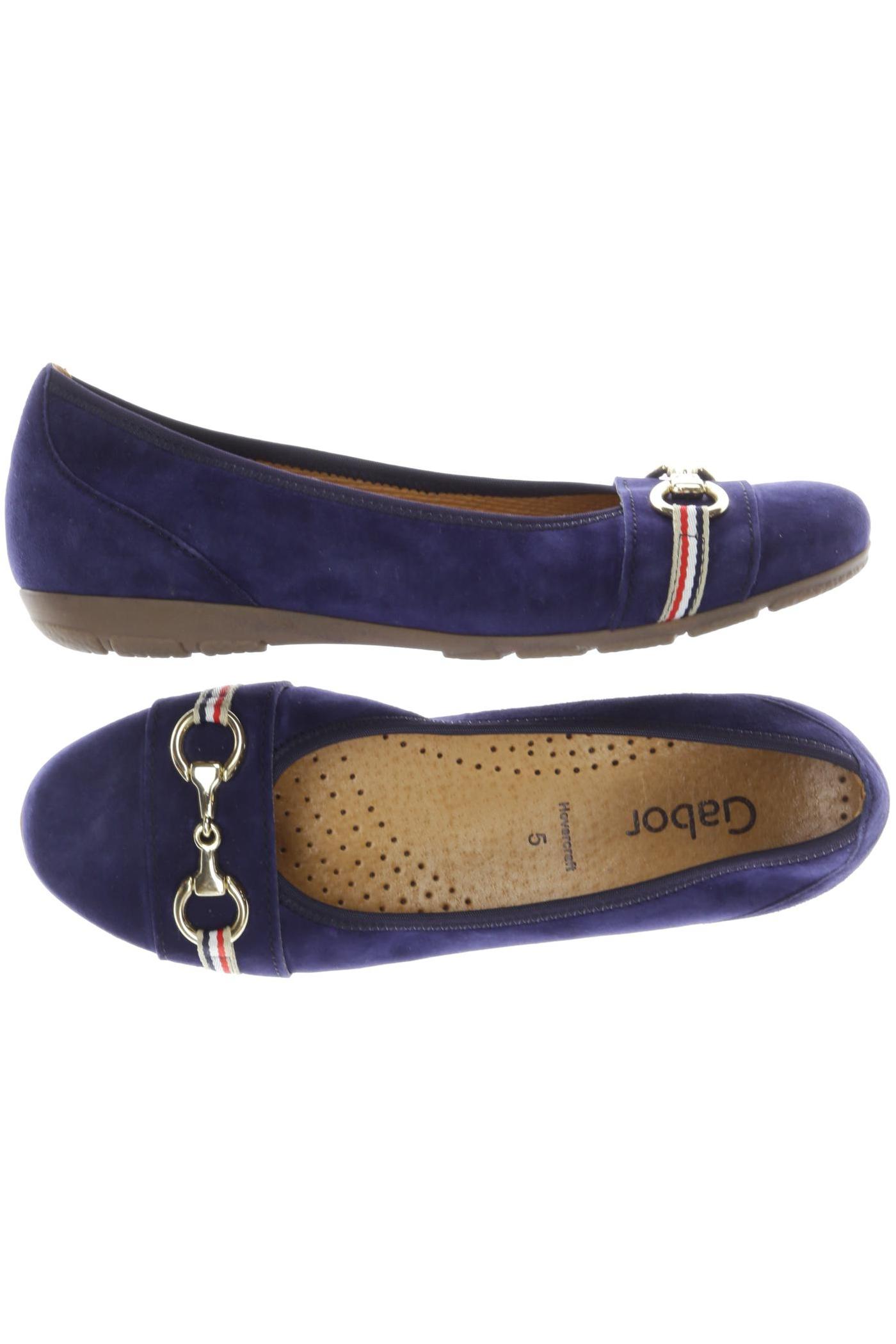 

Gabor Damen Ballerinas, marineblau, Gr. 5