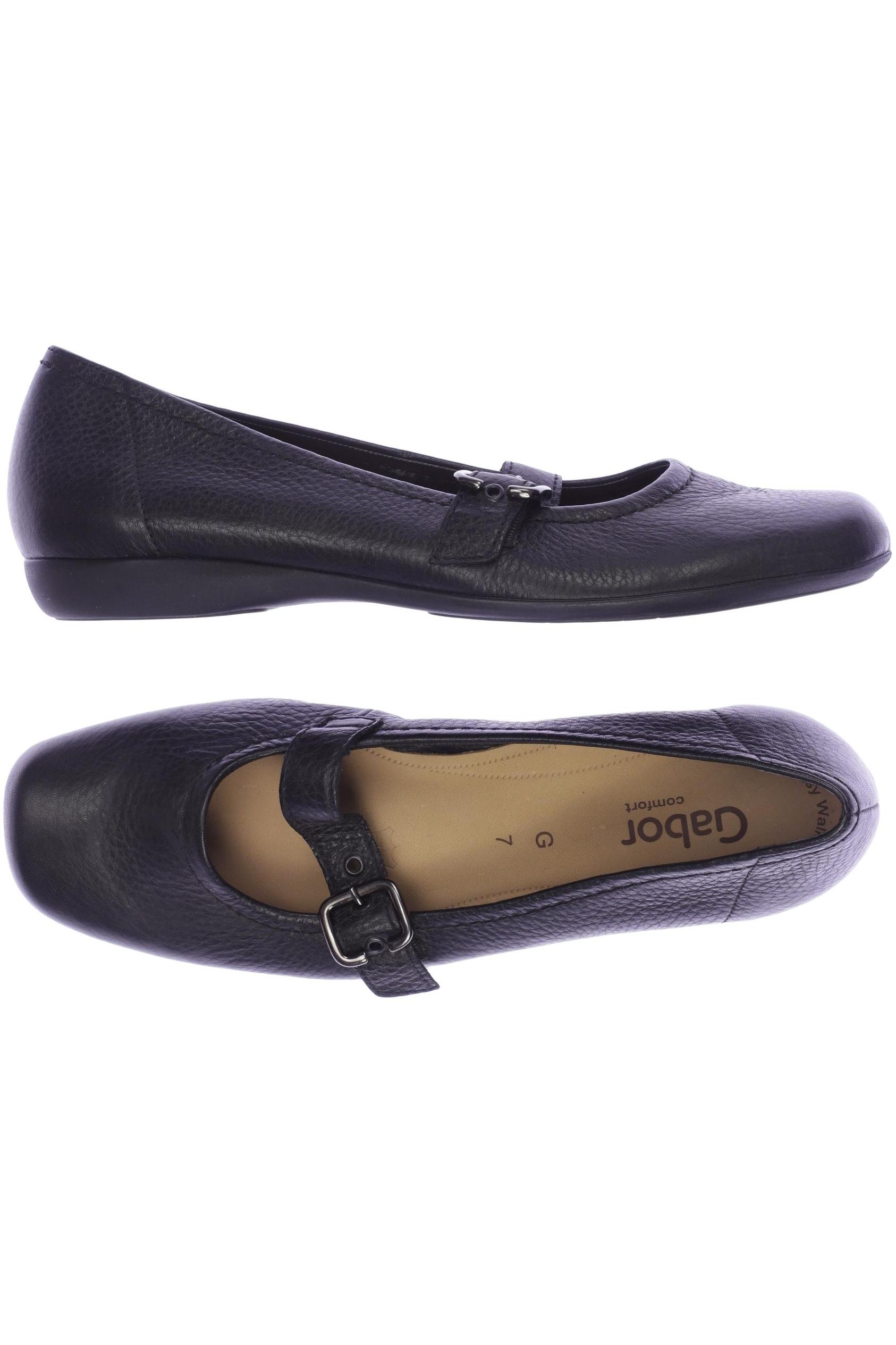 

Gabor Damen Ballerinas, schwarz, Gr. 7