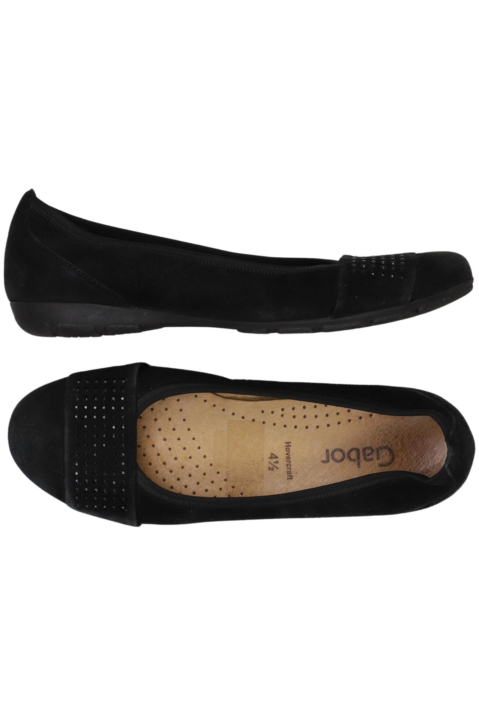 

Gabor Damen Ballerinas, schwarz, Gr. 4.5