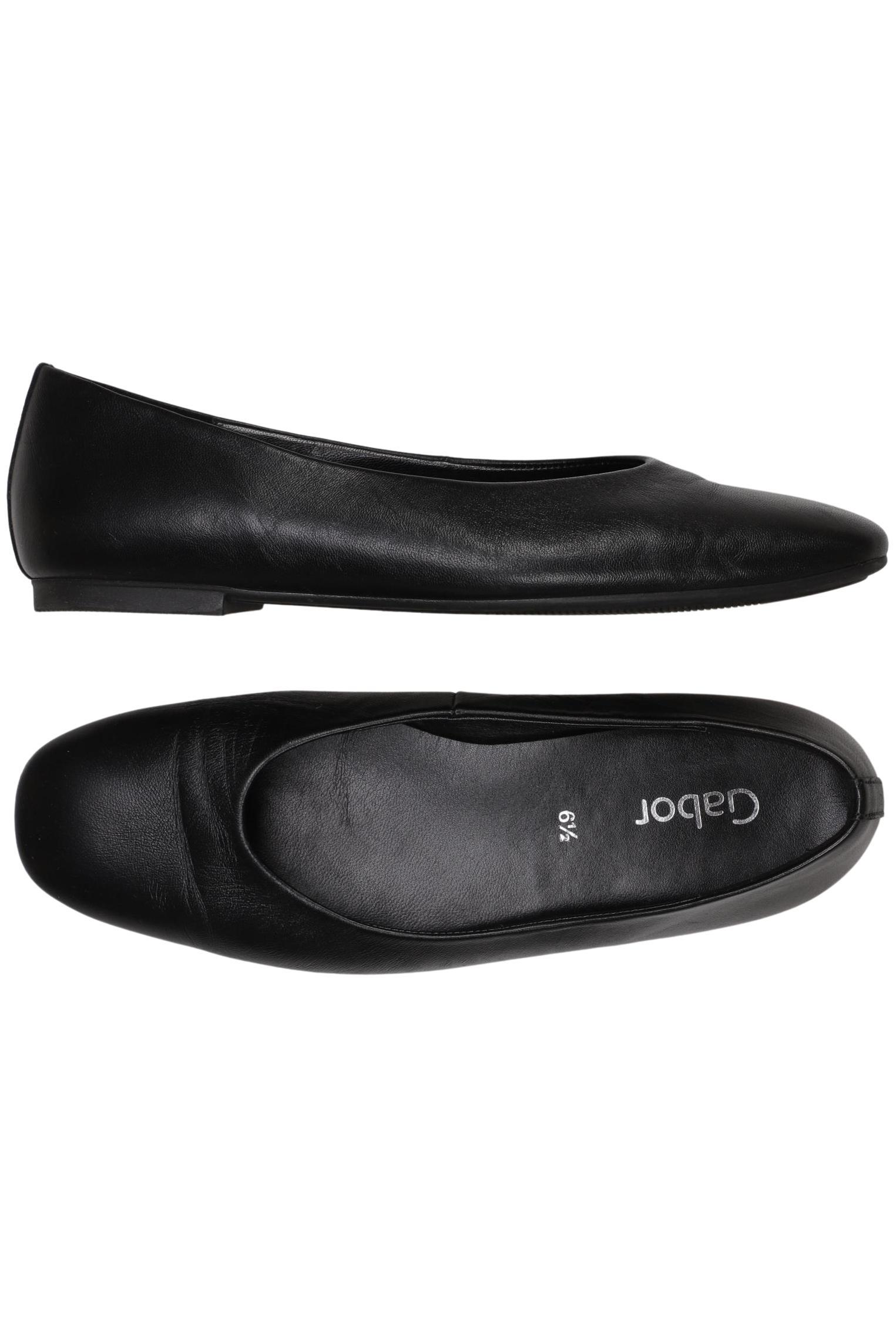 

Gabor Damen Ballerinas, schwarz, Gr. 6.5