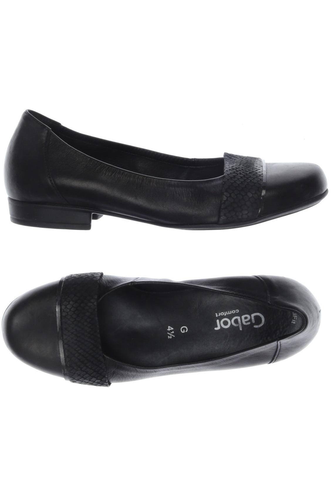 

Gabor Damen Ballerinas, schwarz, Gr. 4.5