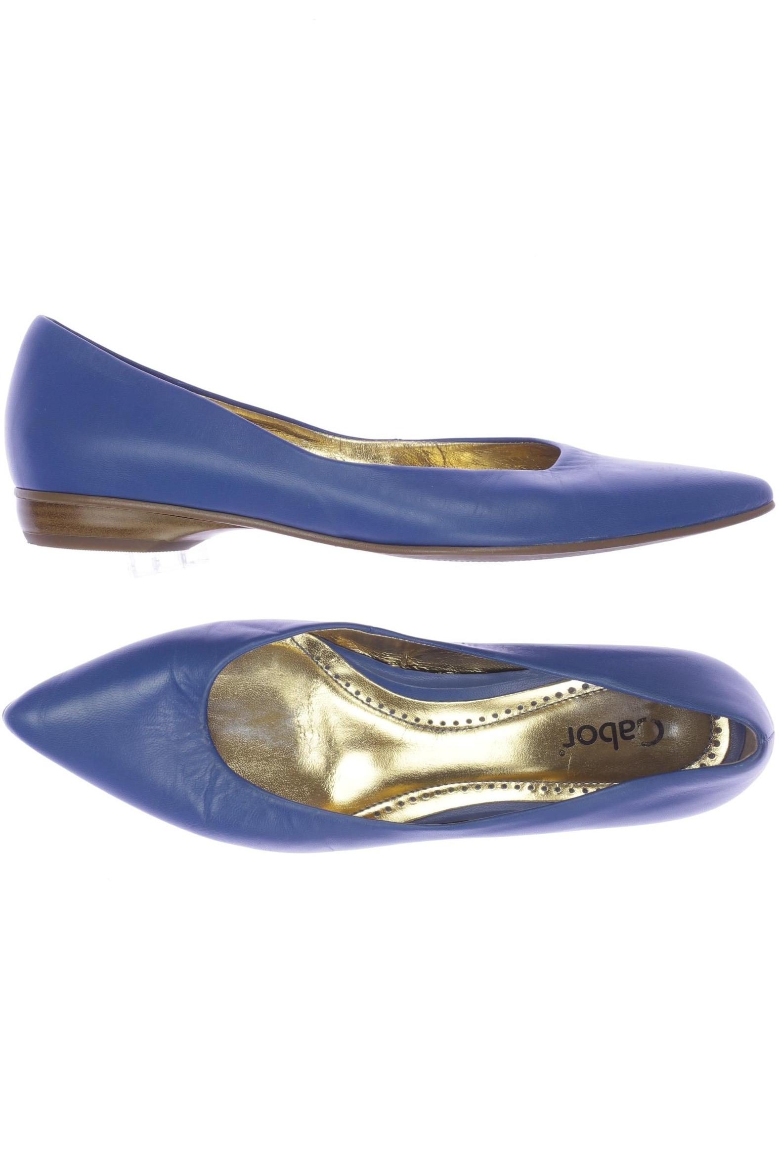 

Gabor Damen Ballerinas, blau, Gr. 6.5