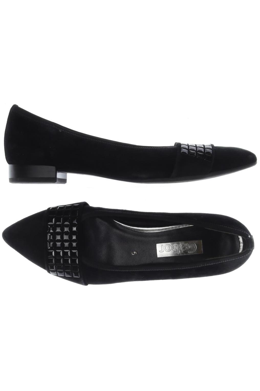 

Gabor Damen Ballerinas, schwarz, Gr. 5