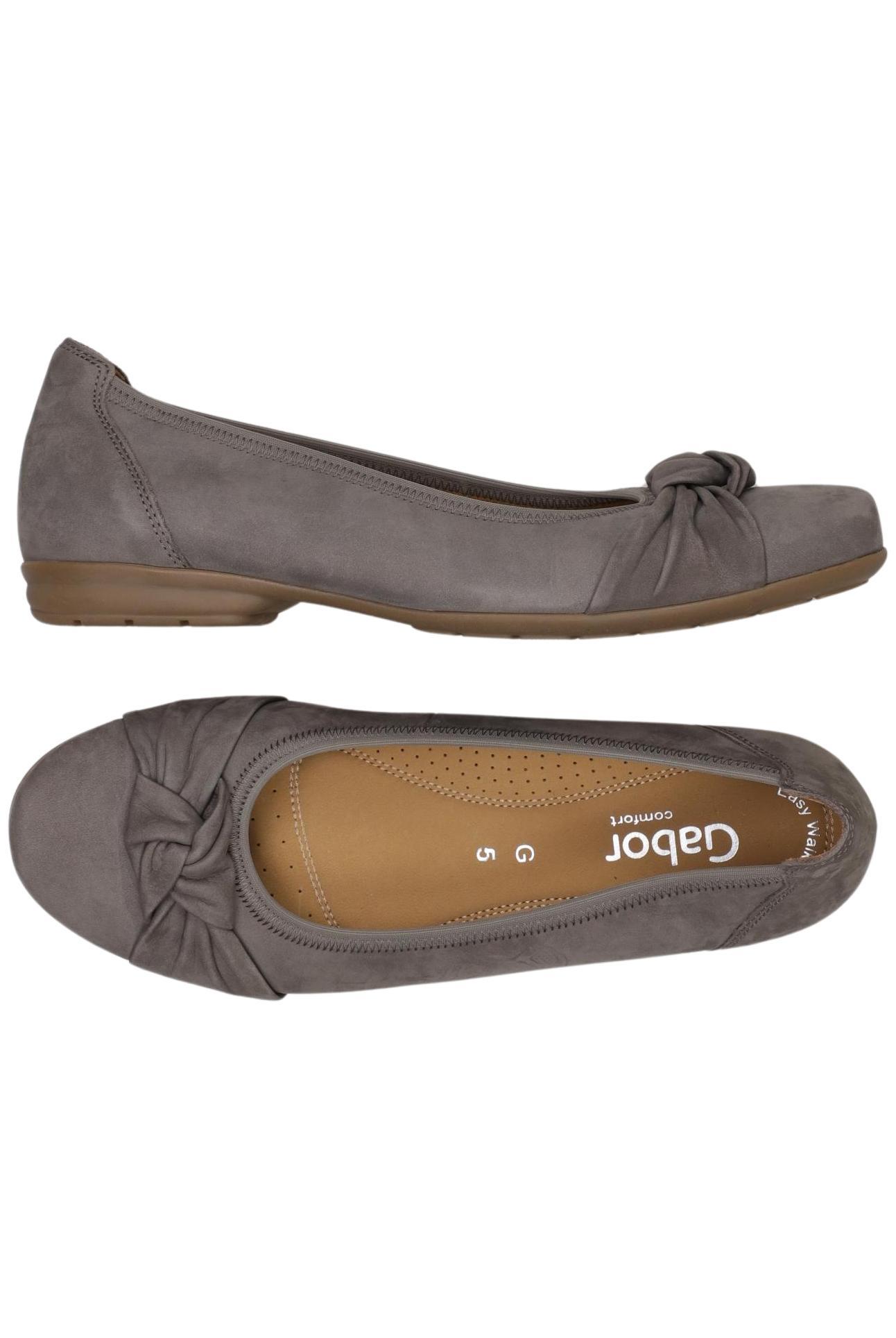 

Gabor Damen Ballerinas, grau, Gr. 5