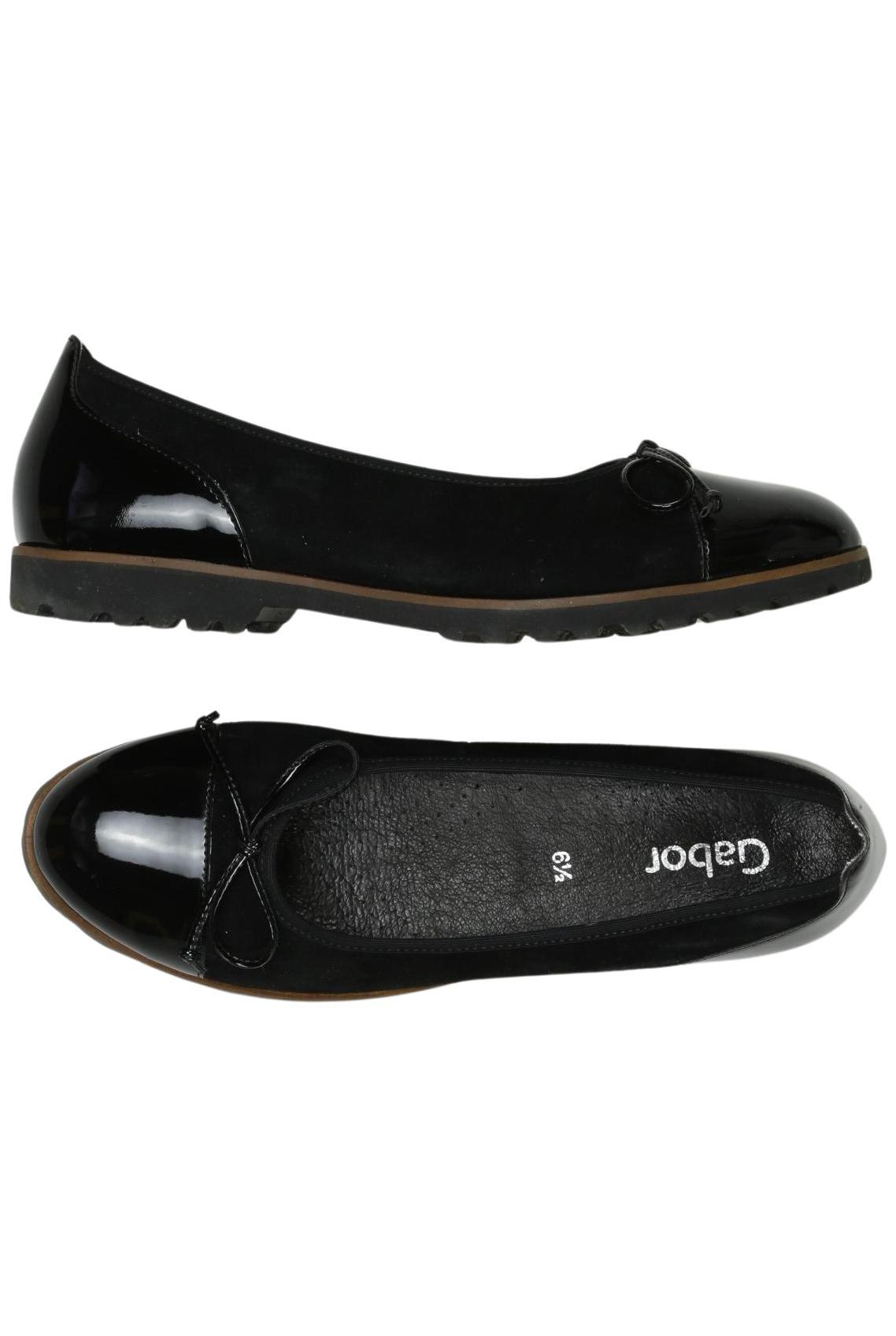 

Gabor Damen Ballerinas, schwarz, Gr. 6.5