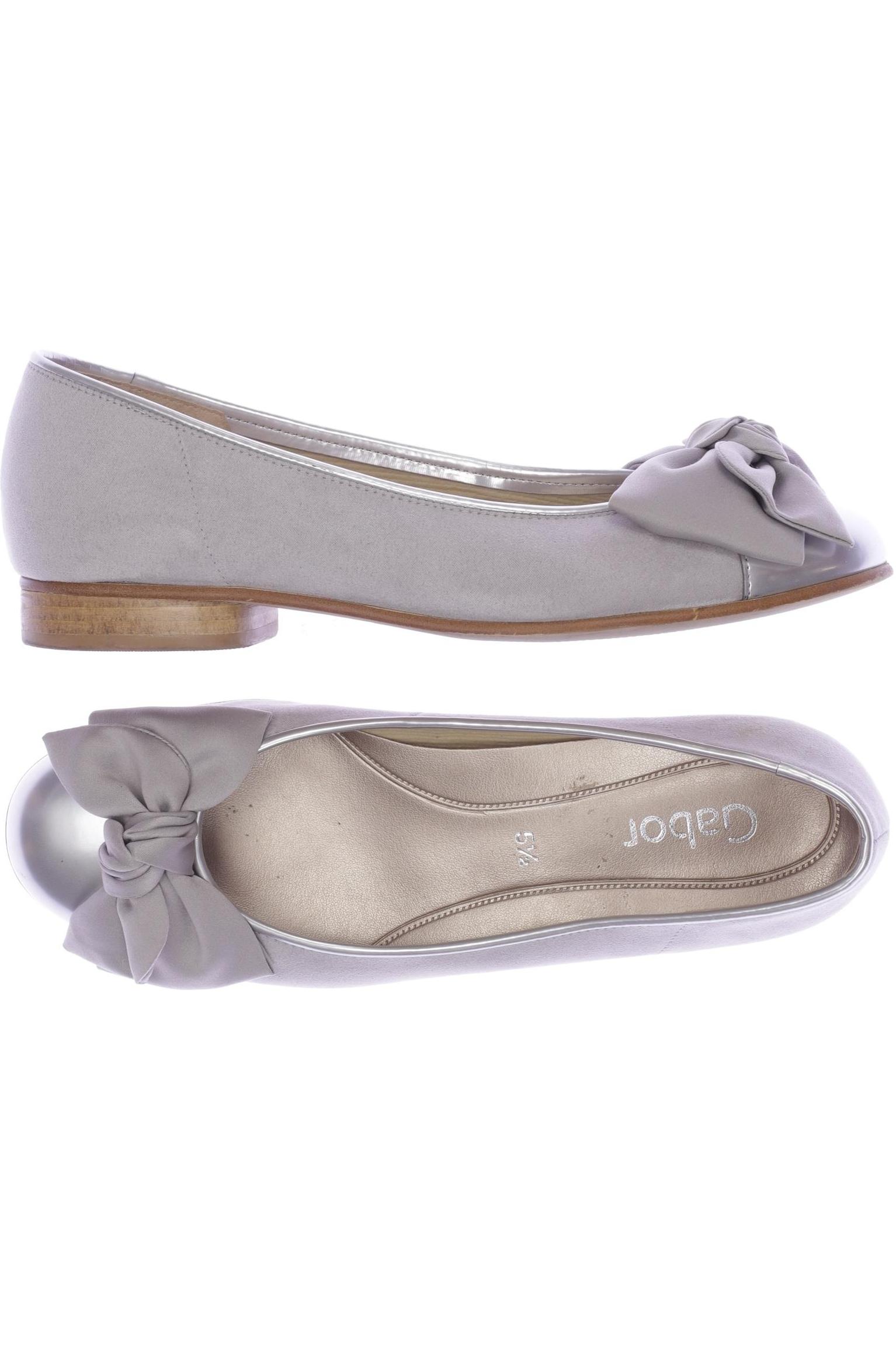 

Gabor Damen Ballerinas, grau, Gr. 5.5