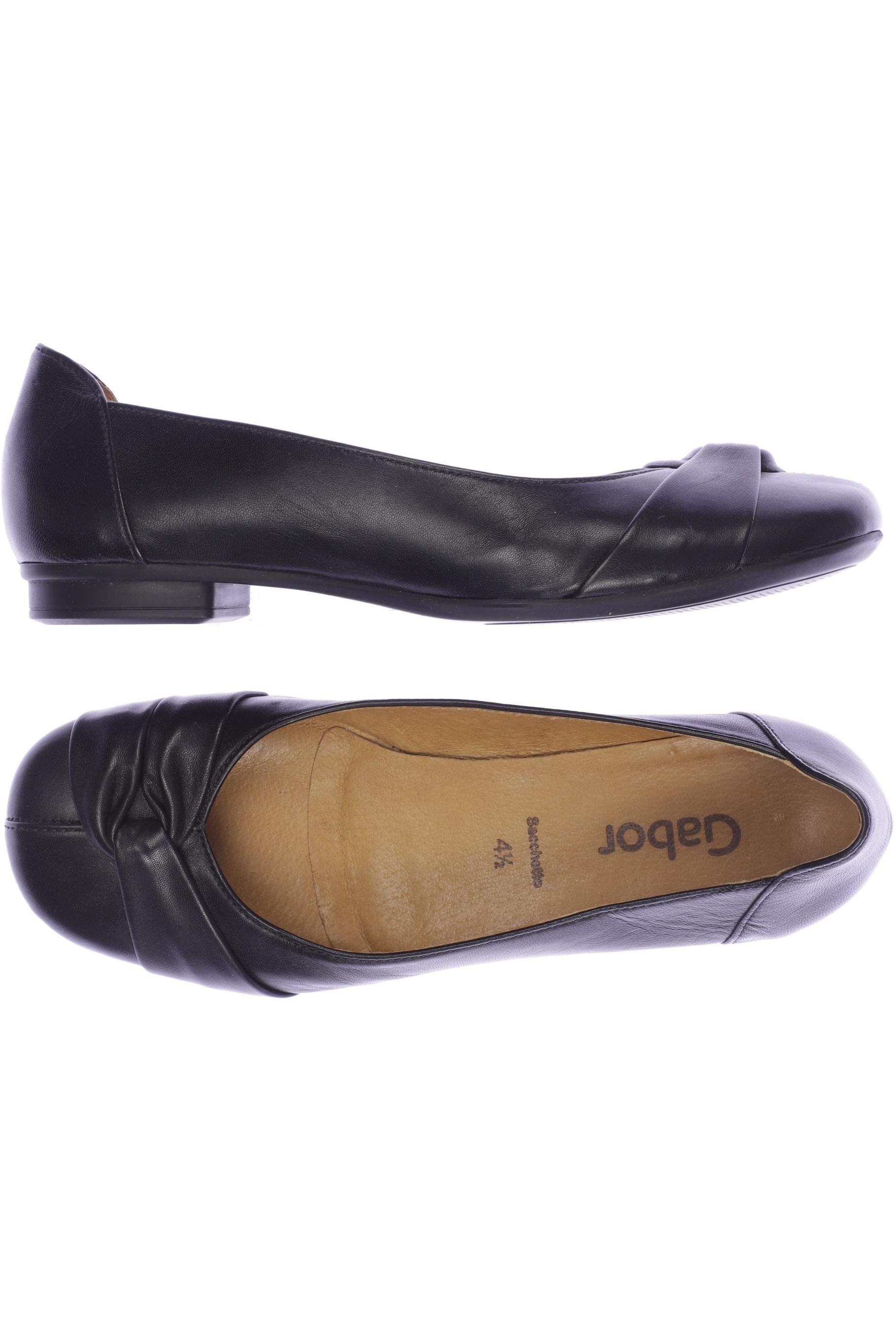

Gabor Damen Ballerinas, schwarz, Gr. 4.5