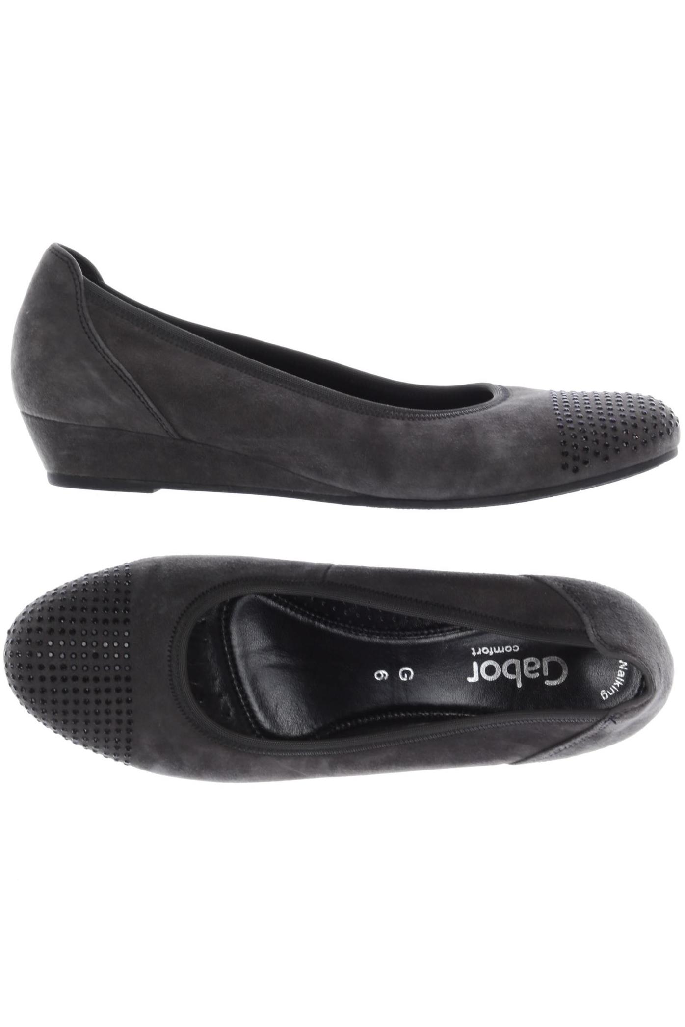 

Gabor Damen Ballerinas, grau, Gr. 6