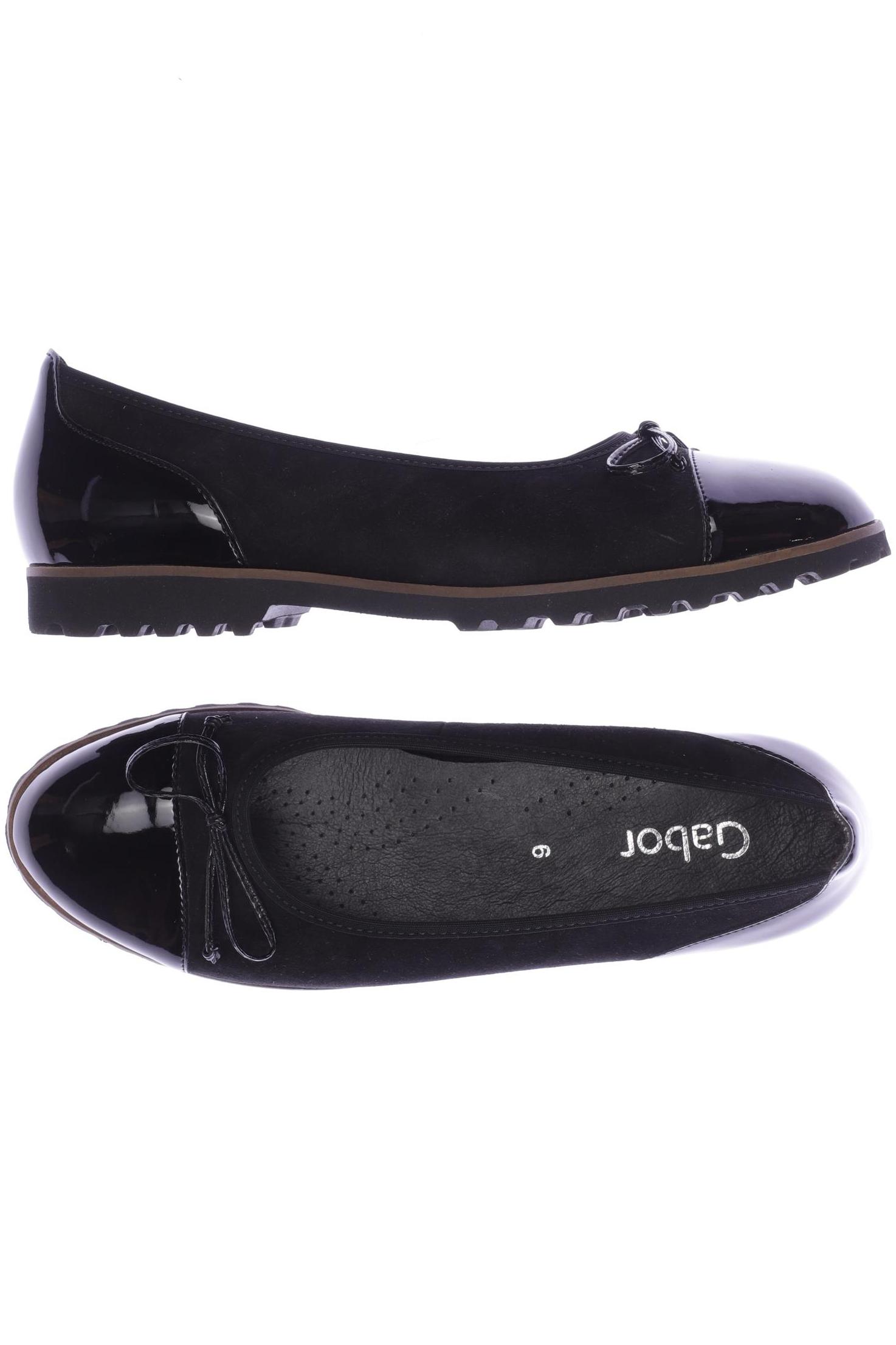 

Gabor Damen Ballerinas, schwarz, Gr. 6