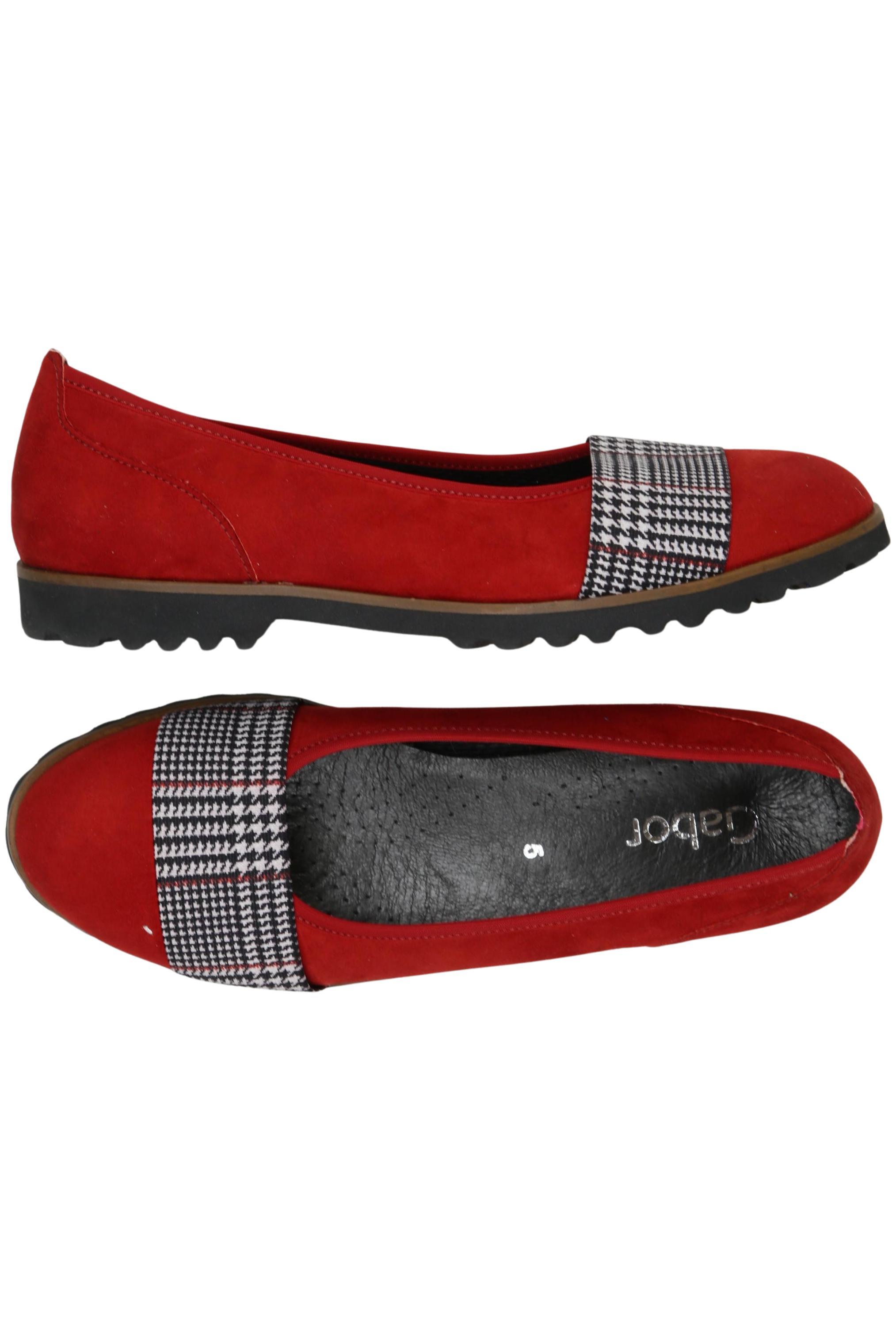 

Gabor Damen Ballerinas, rot, Gr. 5