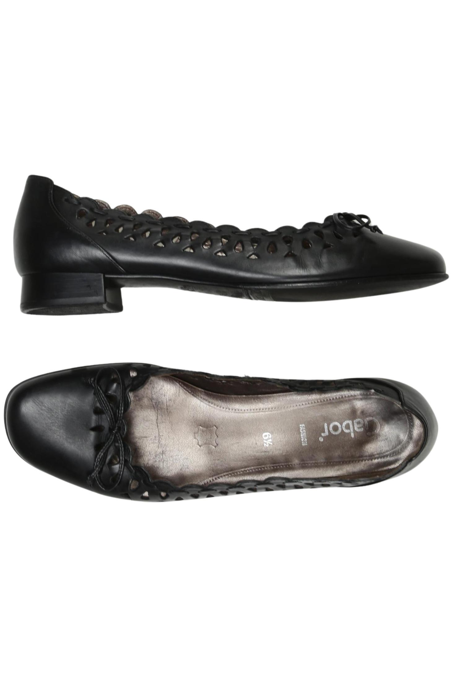 

Gabor Damen Ballerinas, schwarz, Gr. 6.5