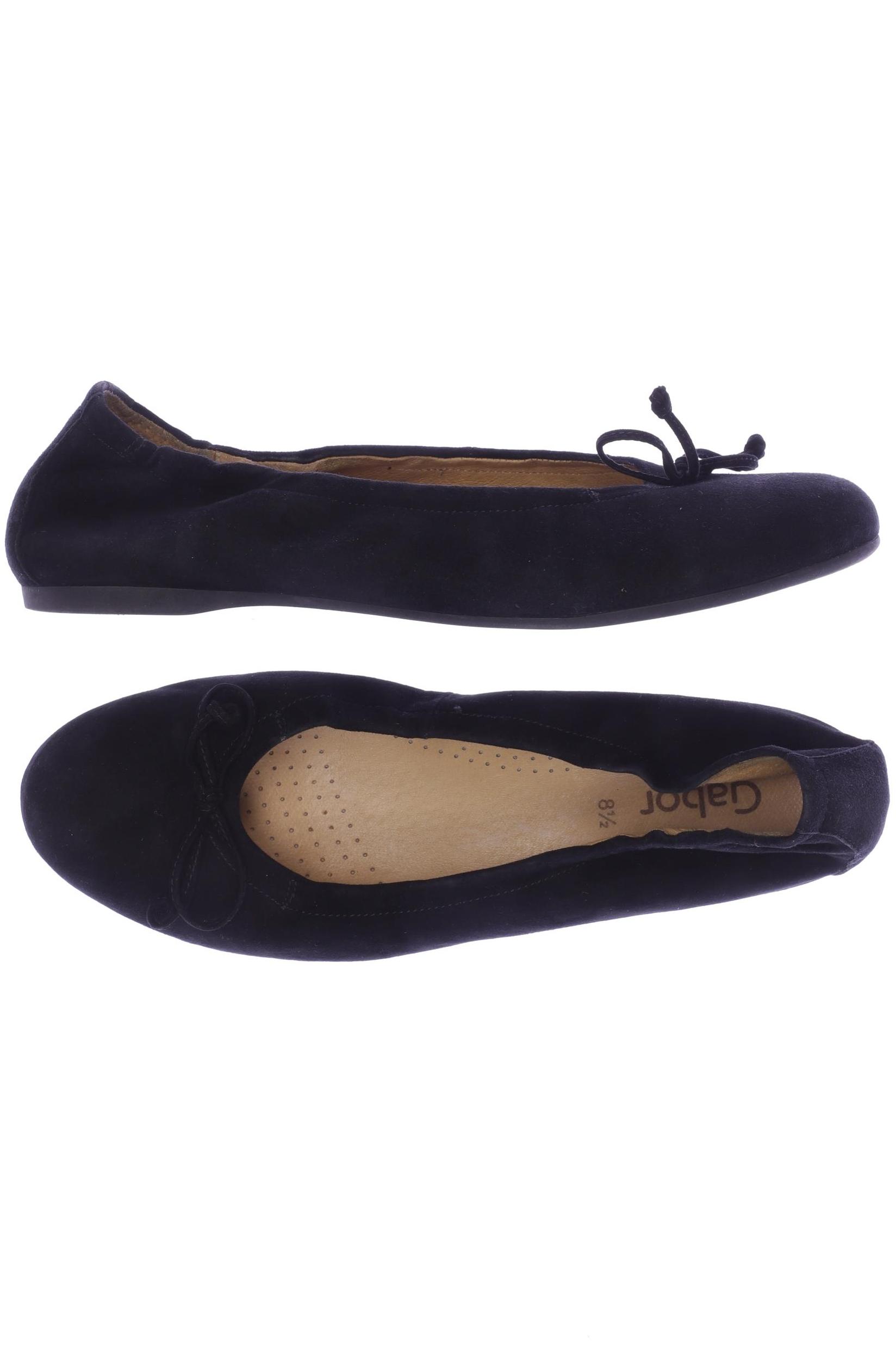 

Gabor Damen Ballerinas, schwarz, Gr. 8.5
