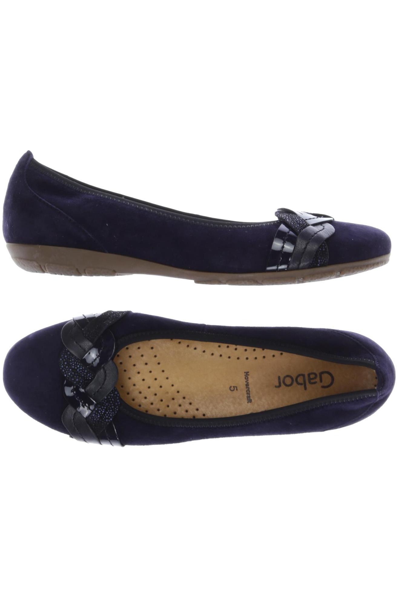 

Gabor Damen Ballerinas, marineblau, Gr. 5
