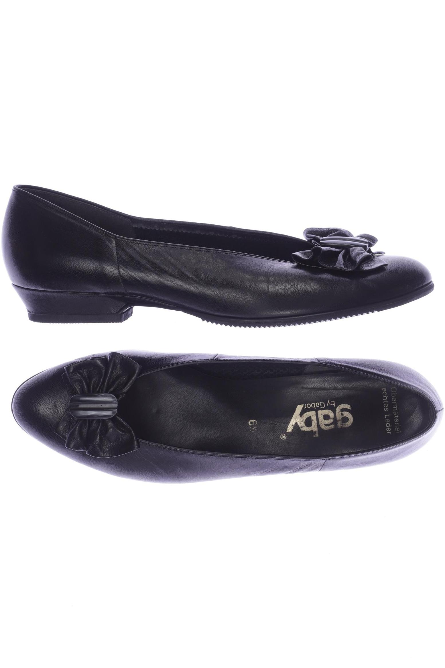 

Gabor Damen Ballerinas, schwarz, Gr. 6.5