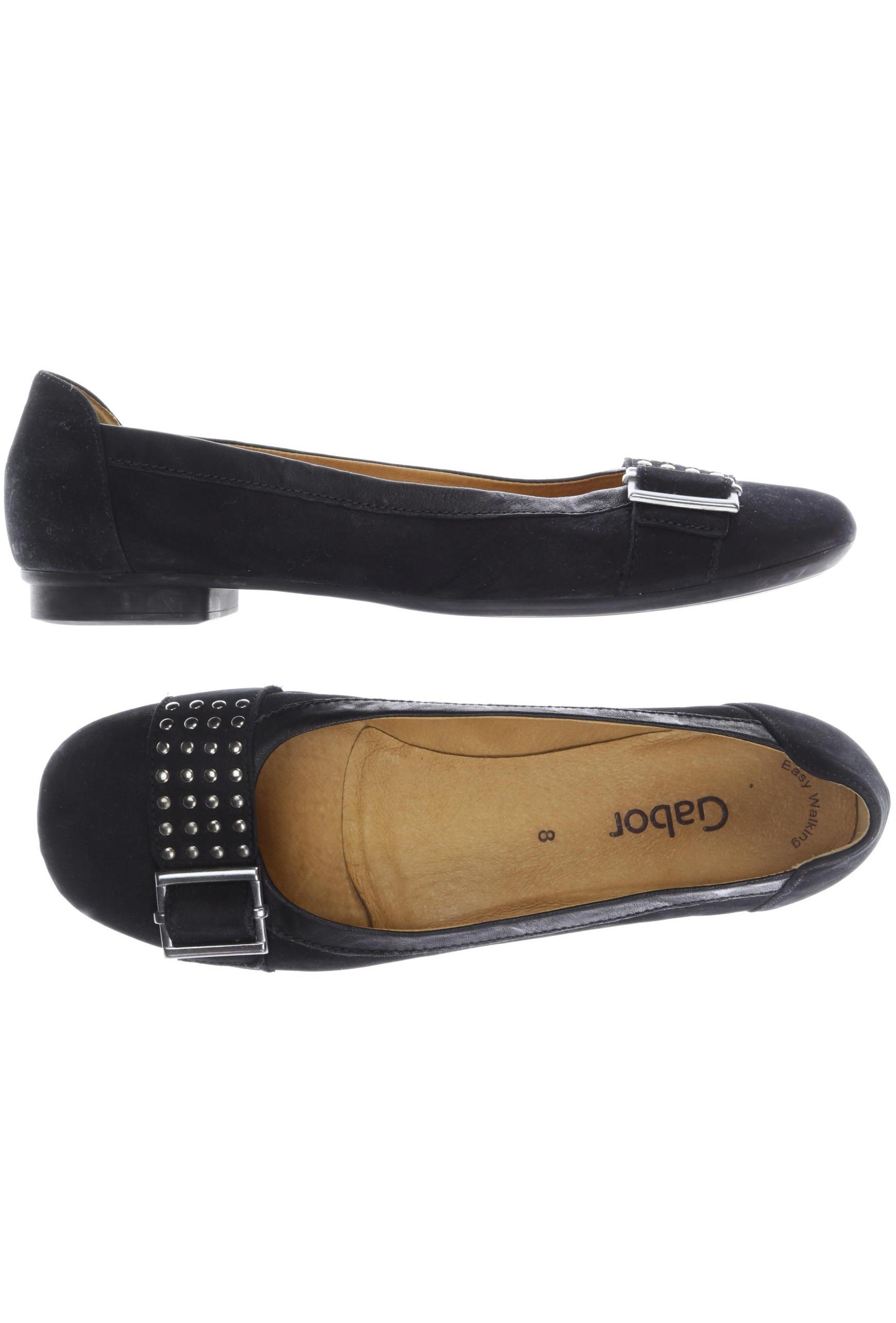 

Gabor Damen Ballerinas, schwarz, Gr. 8