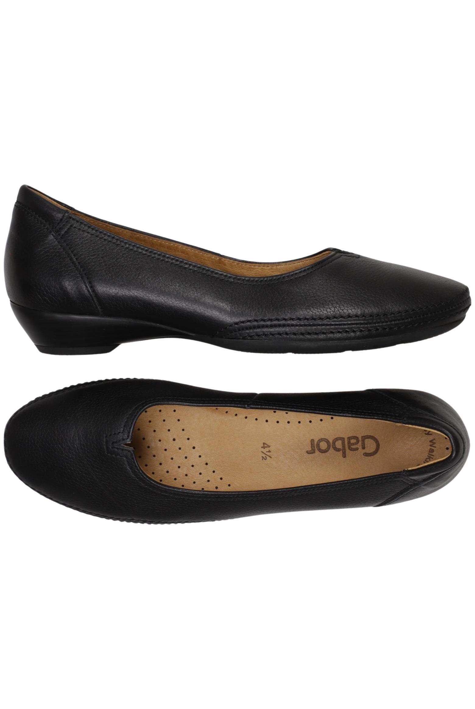 

Gabor Damen Ballerinas, schwarz, Gr. 4.5