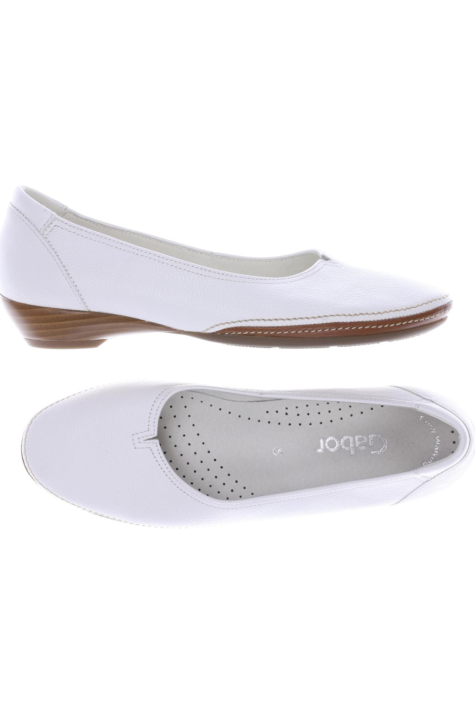 

Gabor Damen Ballerinas, weiß, Gr. 5