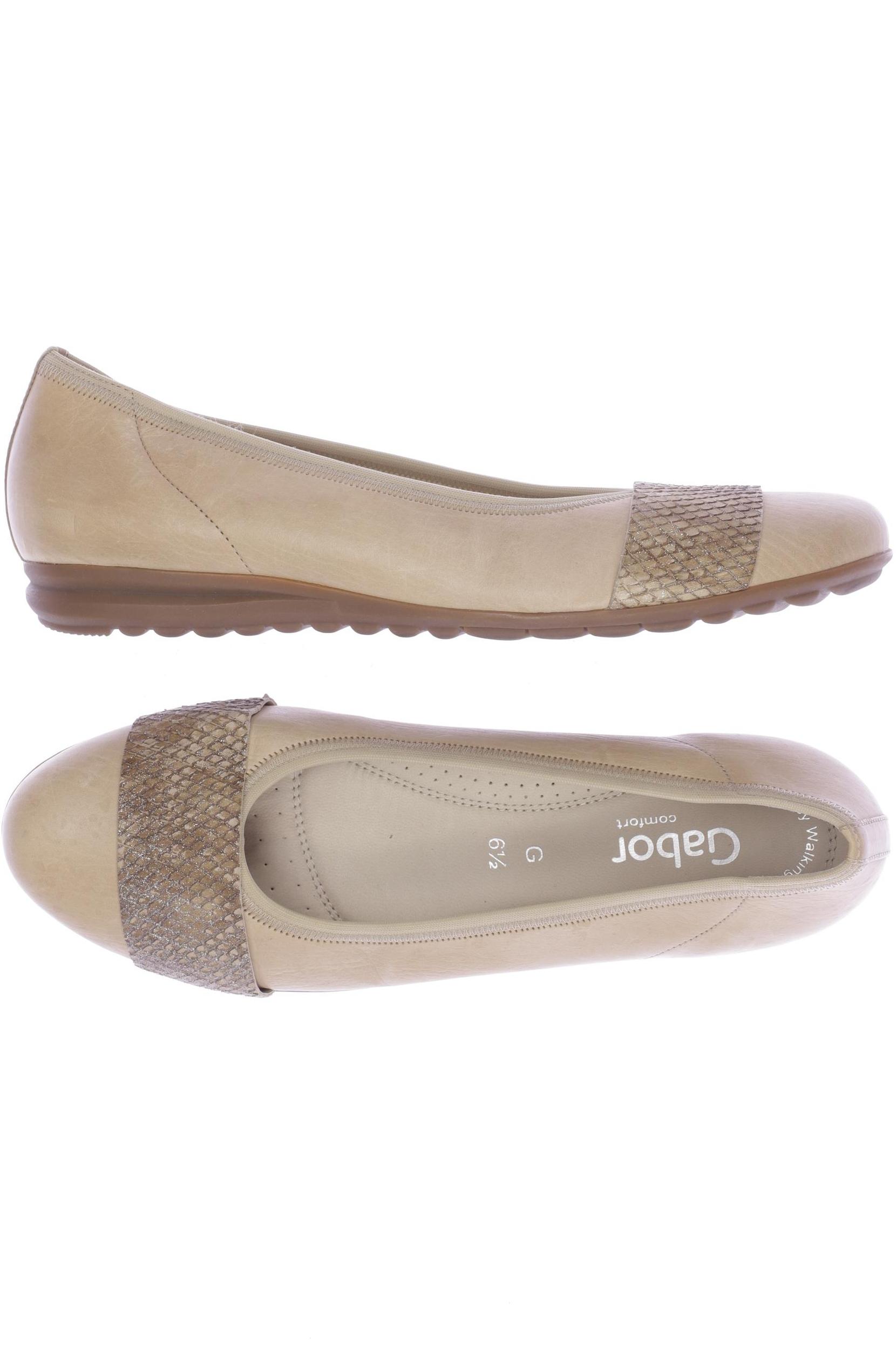 

Gabor Damen Ballerinas, beige, Gr. 6.5
