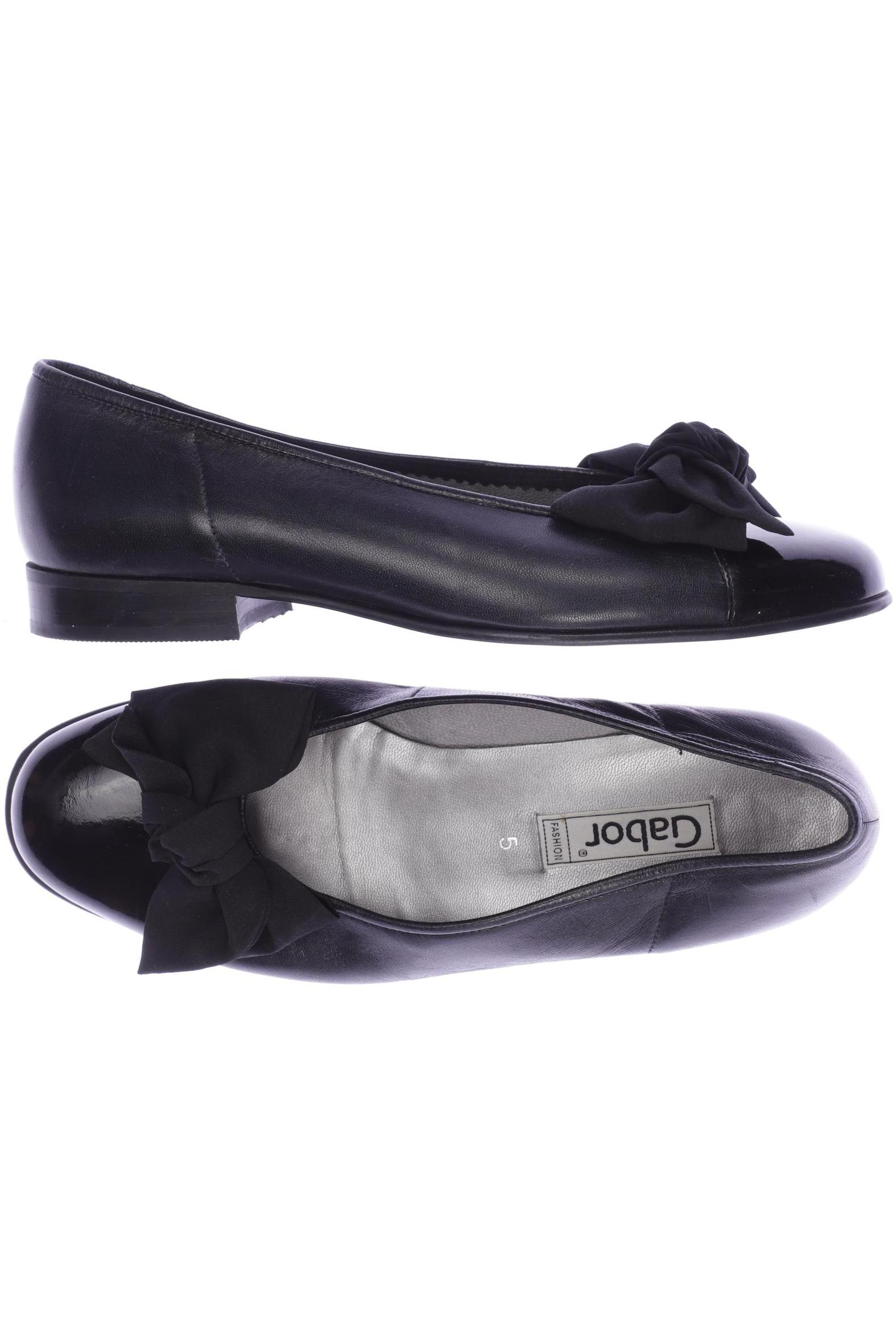 

Gabor Damen Ballerinas, schwarz, Gr. 5