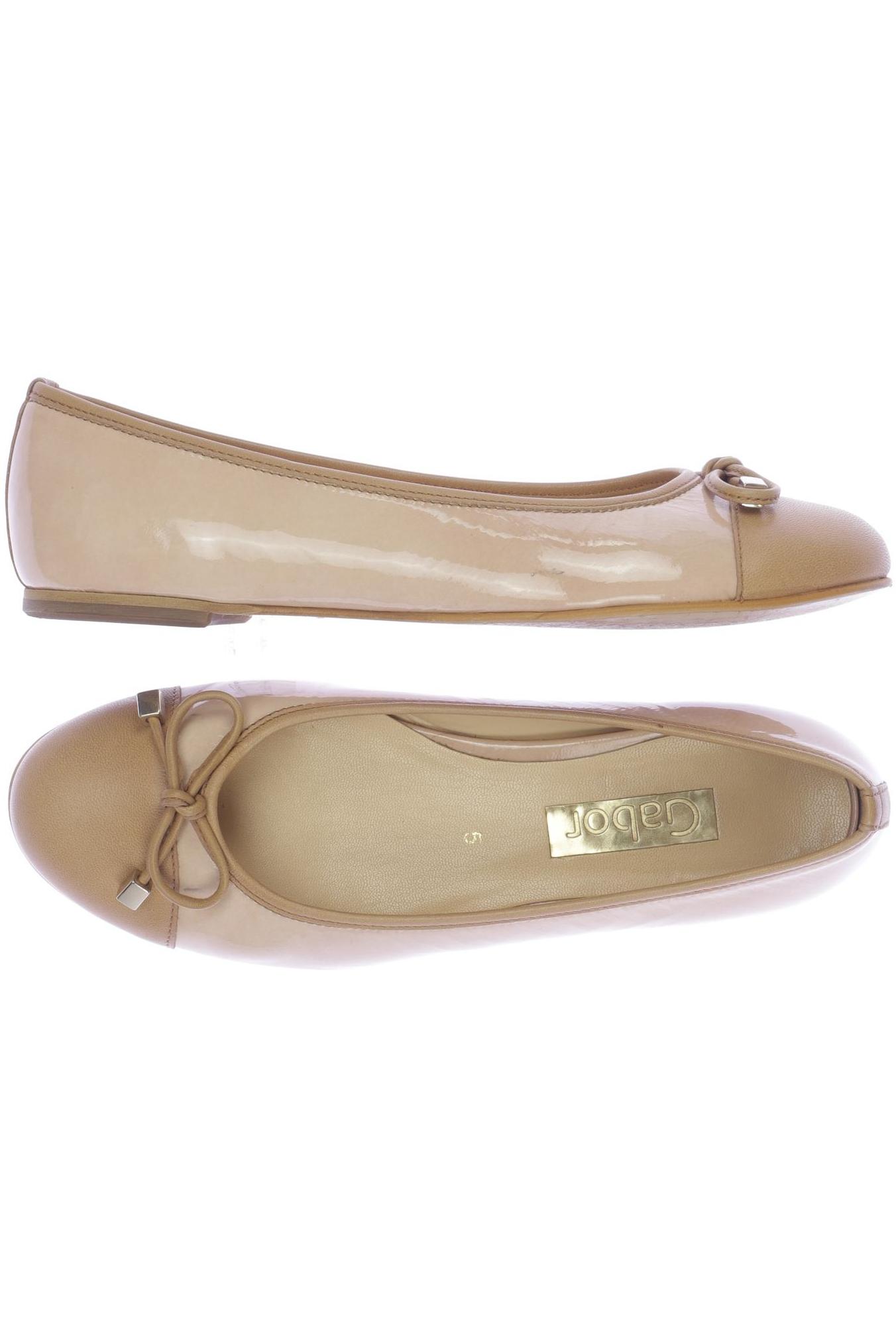 

Gabor Damen Ballerinas, beige, Gr. 5