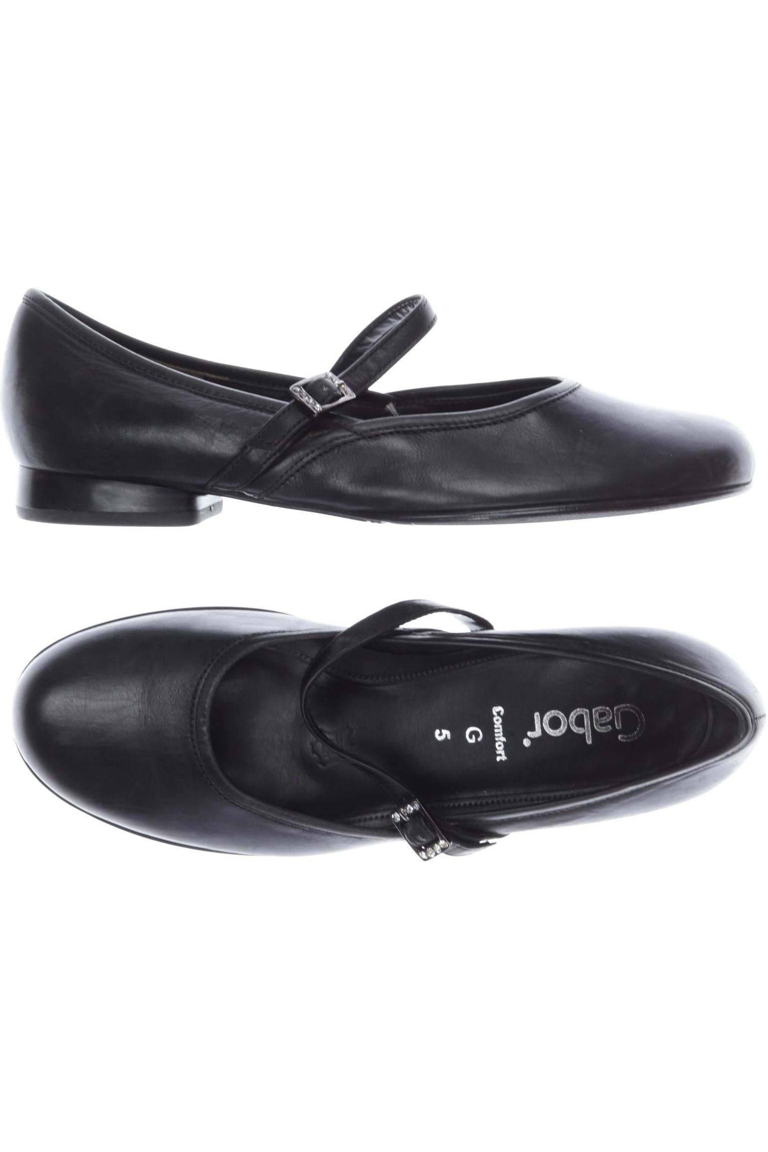 

Gabor Damen Ballerinas, schwarz, Gr. 5