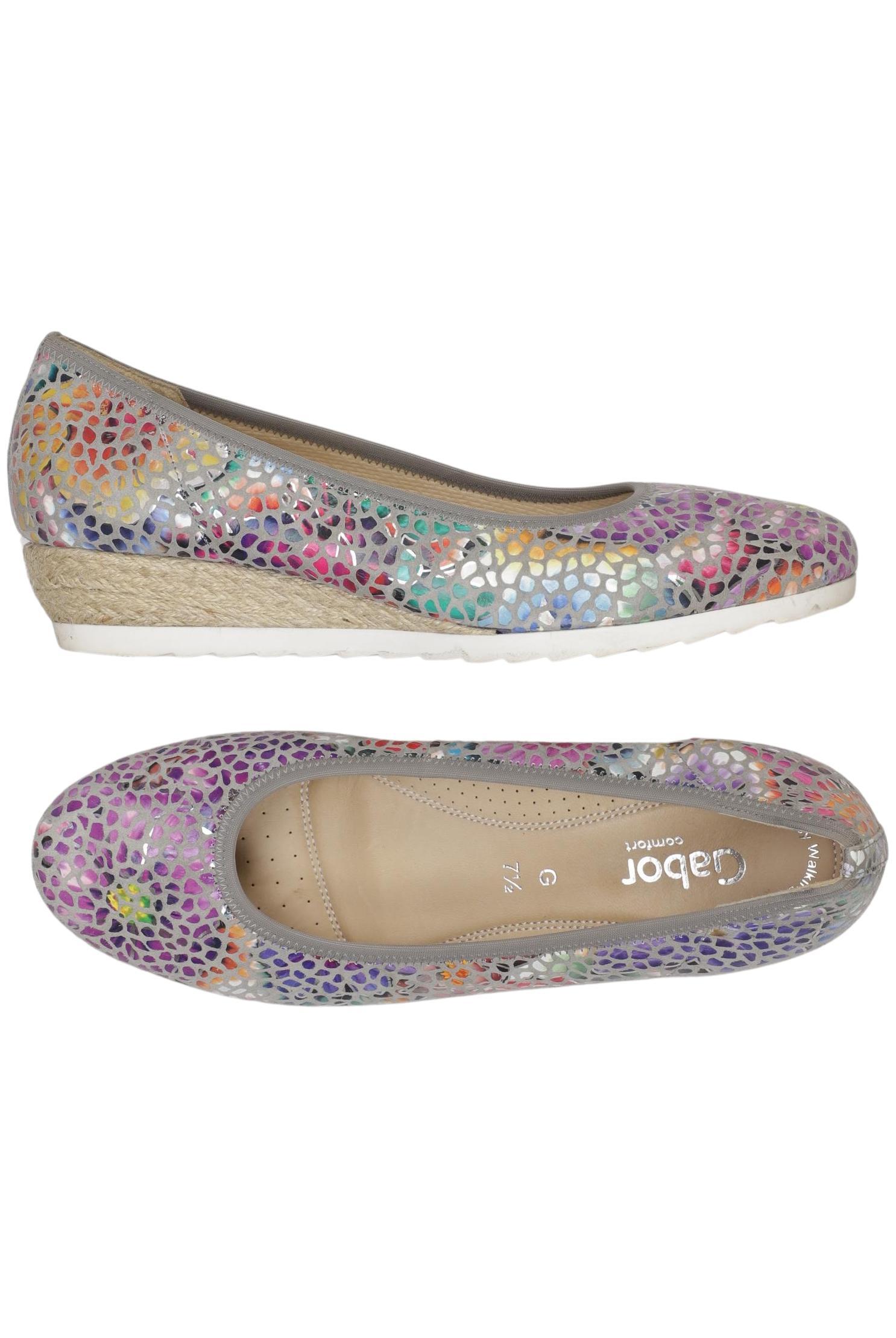 

Gabor Damen Ballerinas, silber, Gr. 7.5