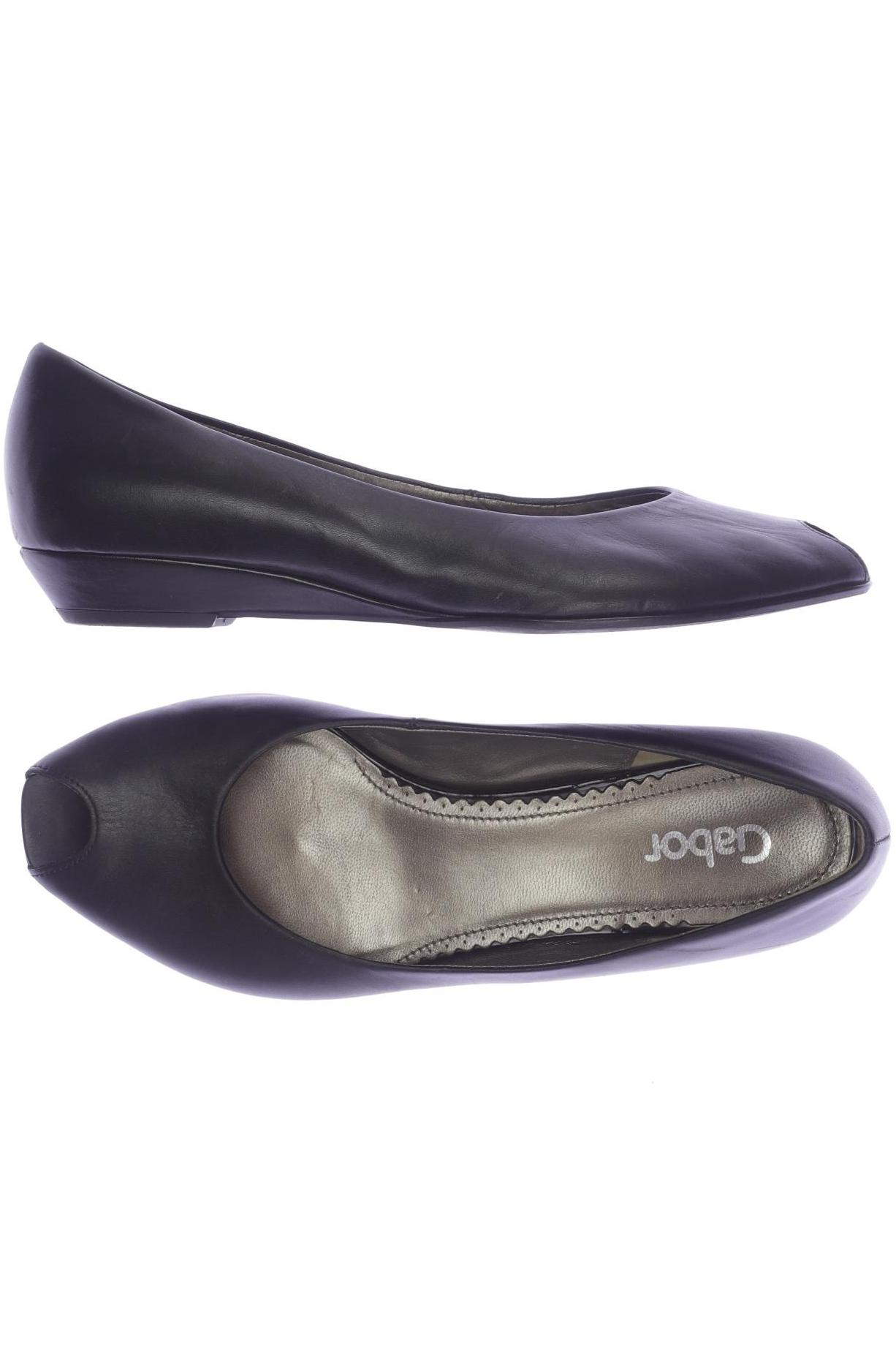 

Gabor Damen Ballerinas, schwarz, Gr. 6.5