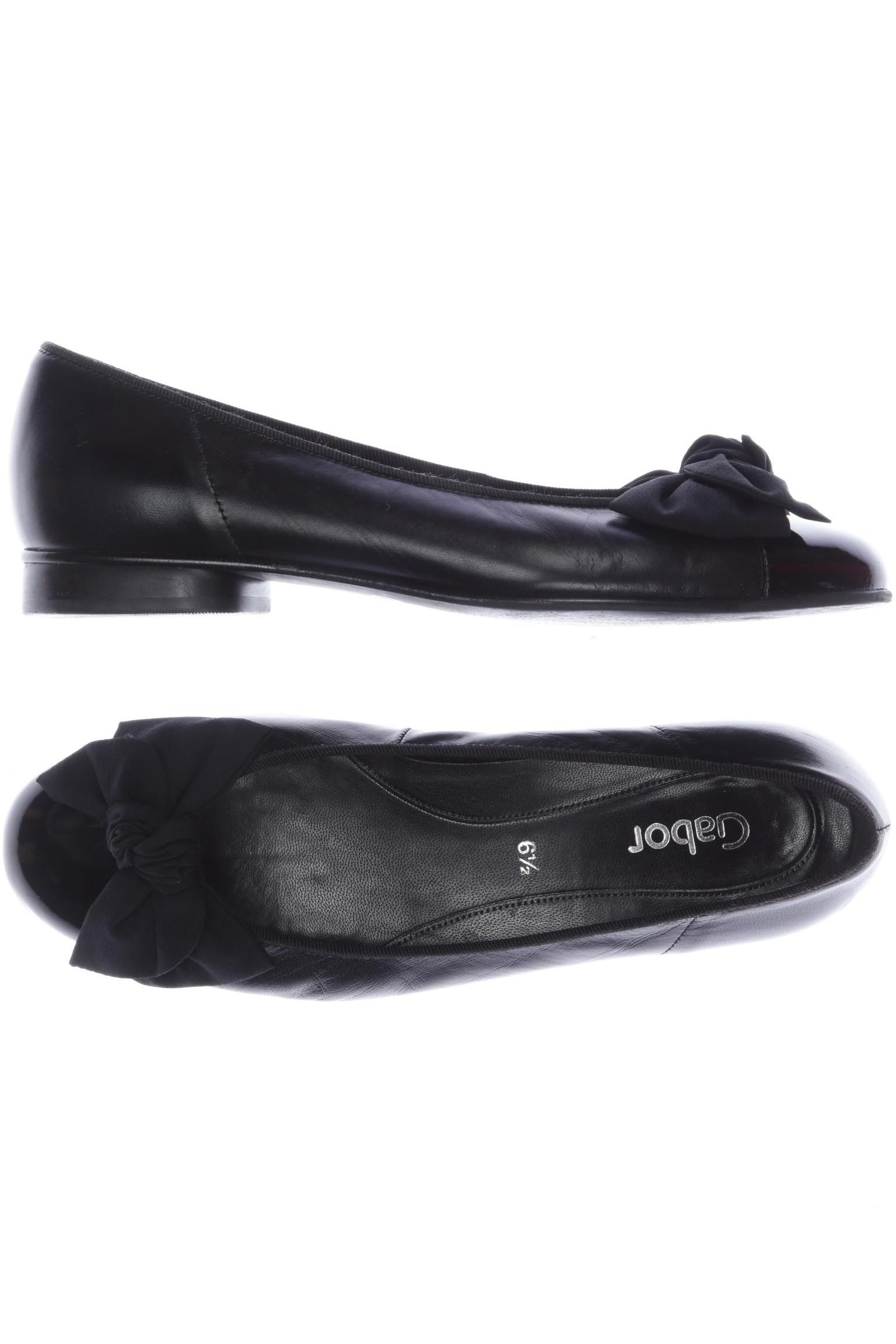 

Gabor Damen Ballerinas, schwarz, Gr. 6.5