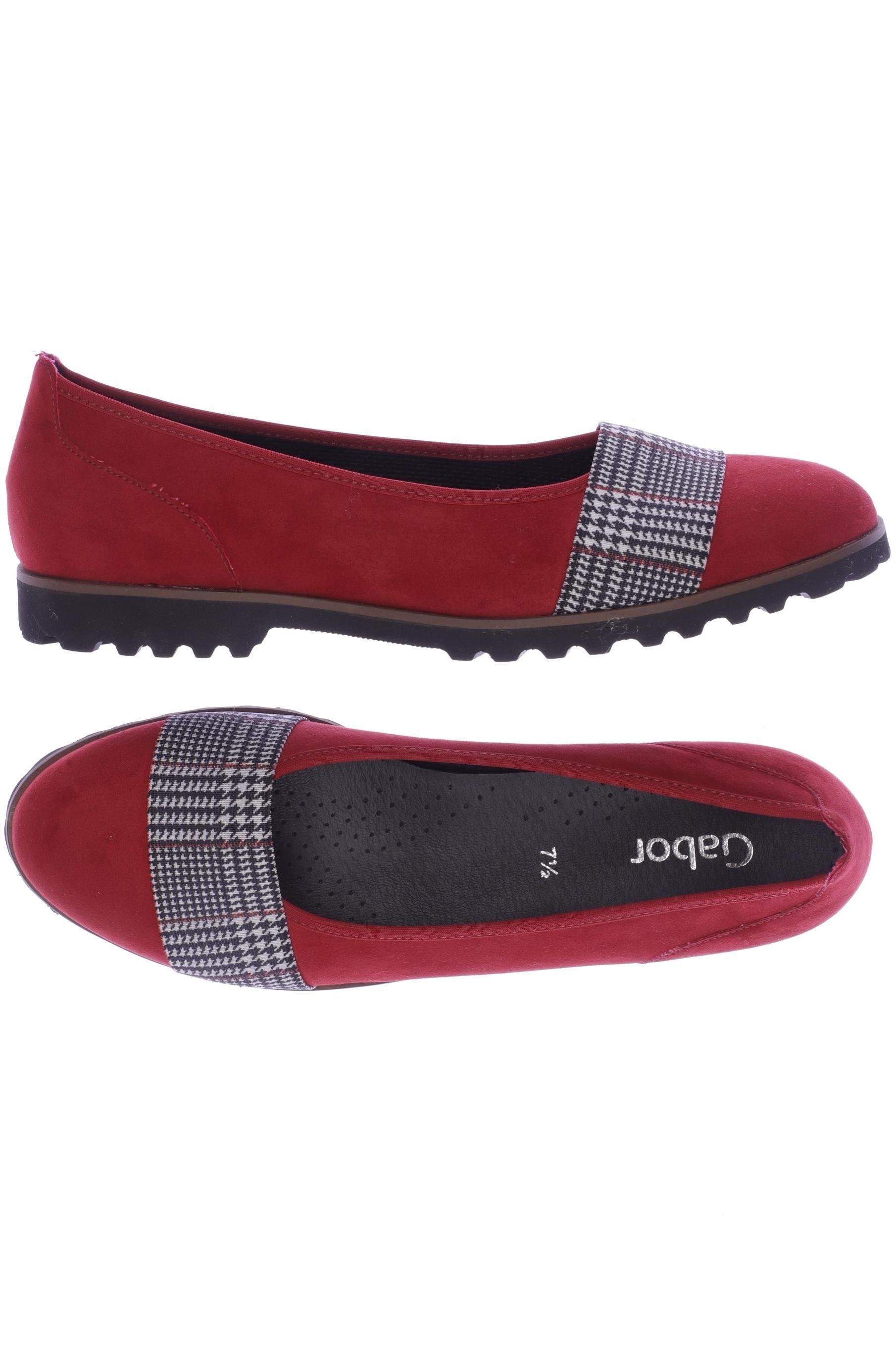 

Gabor Damen Ballerinas, rot, Gr. 7.5