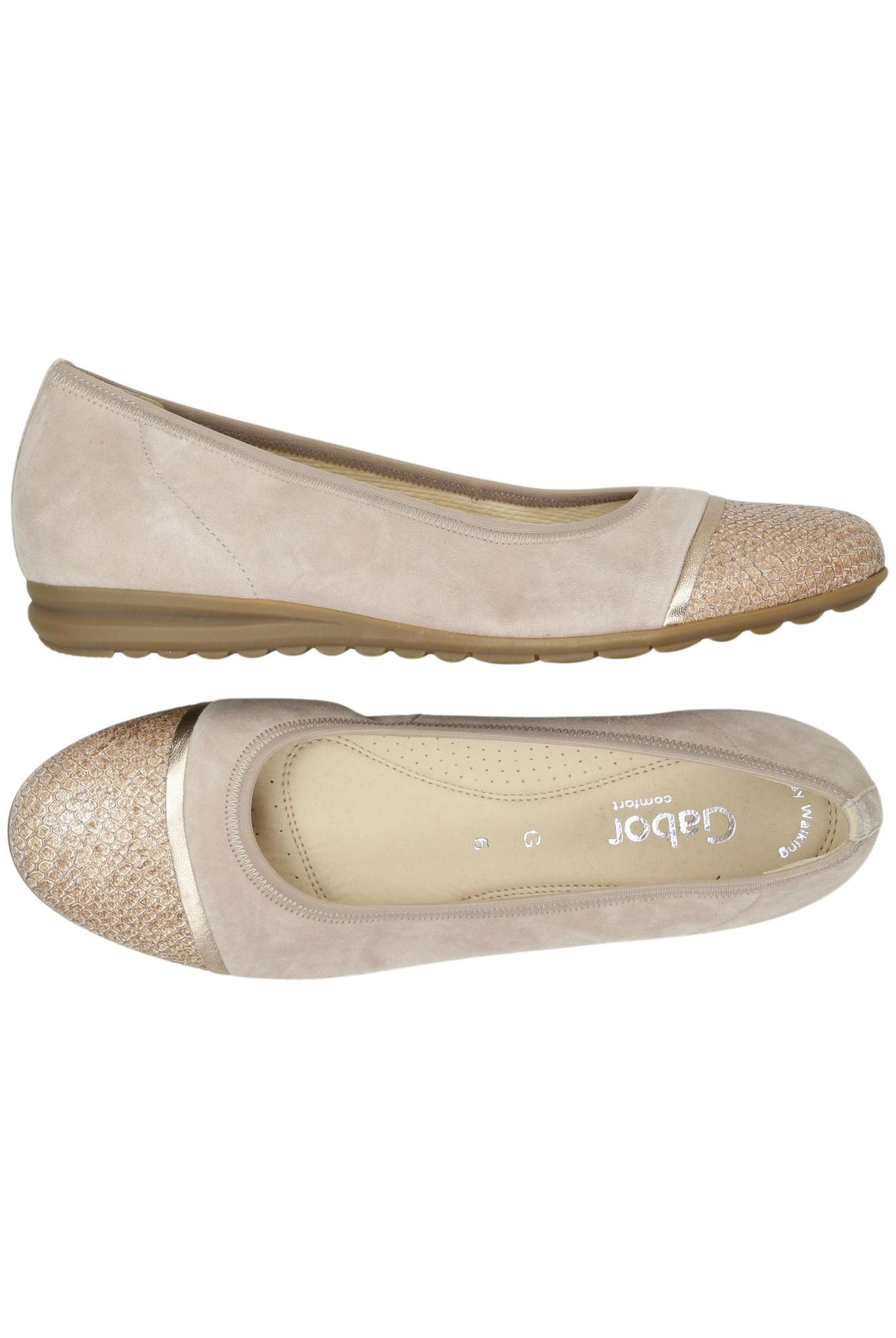 

Gabor Damen Ballerinas, beige, Gr. 6