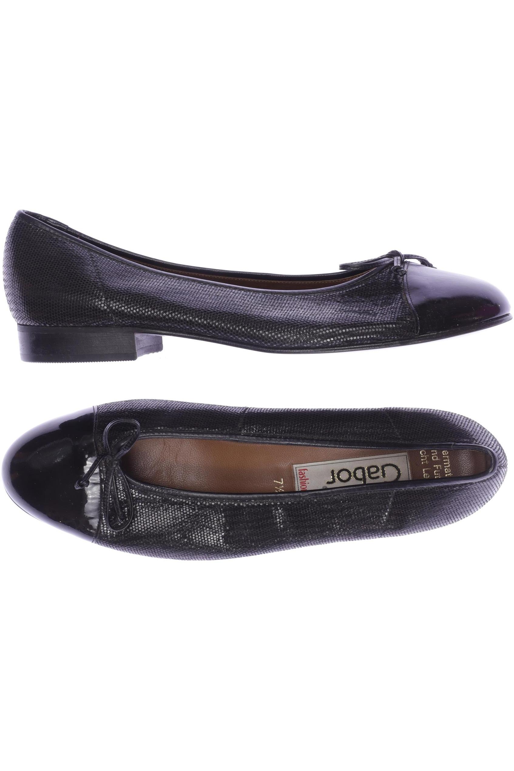 

Gabor Damen Ballerinas, schwarz, Gr. 7.5