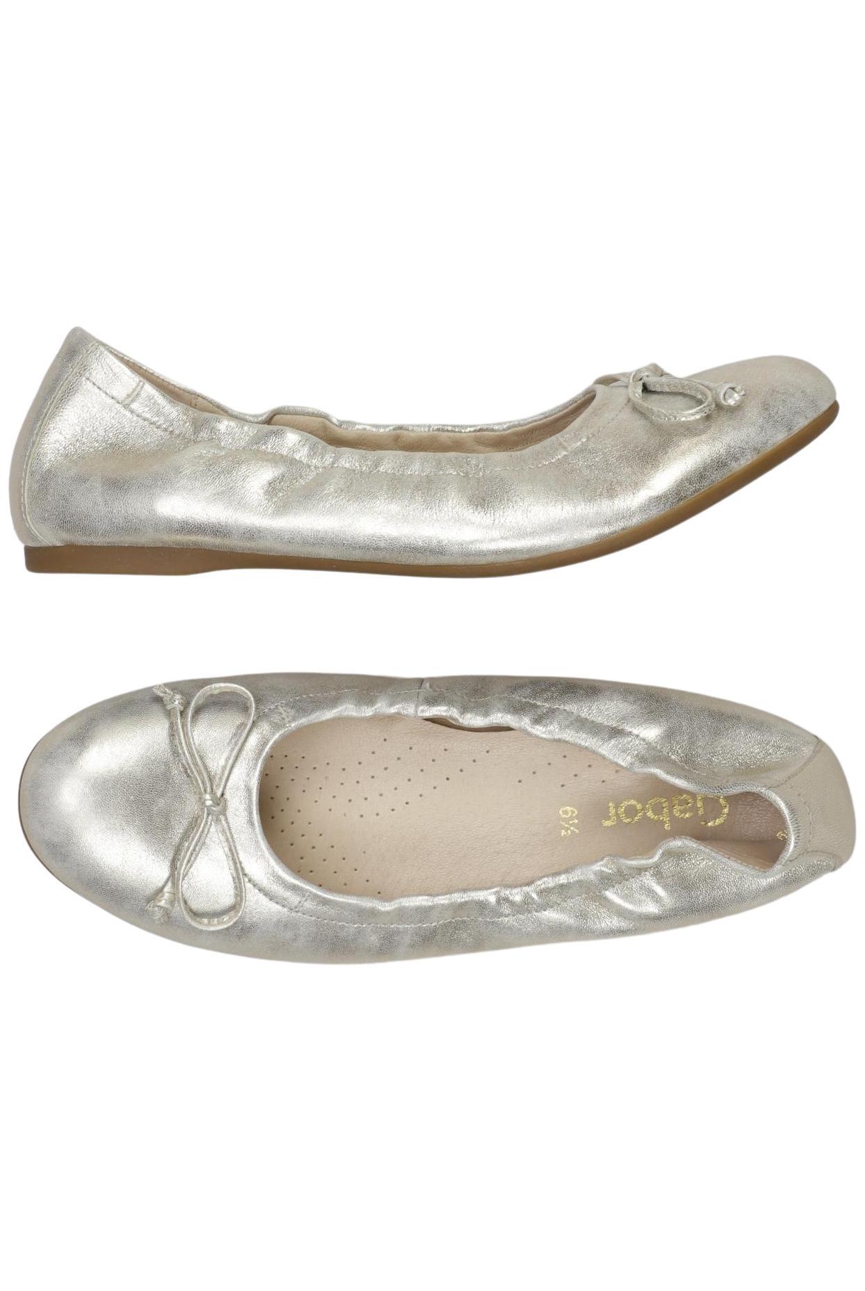 

Gabor Damen Ballerinas, silber, Gr. 6.5