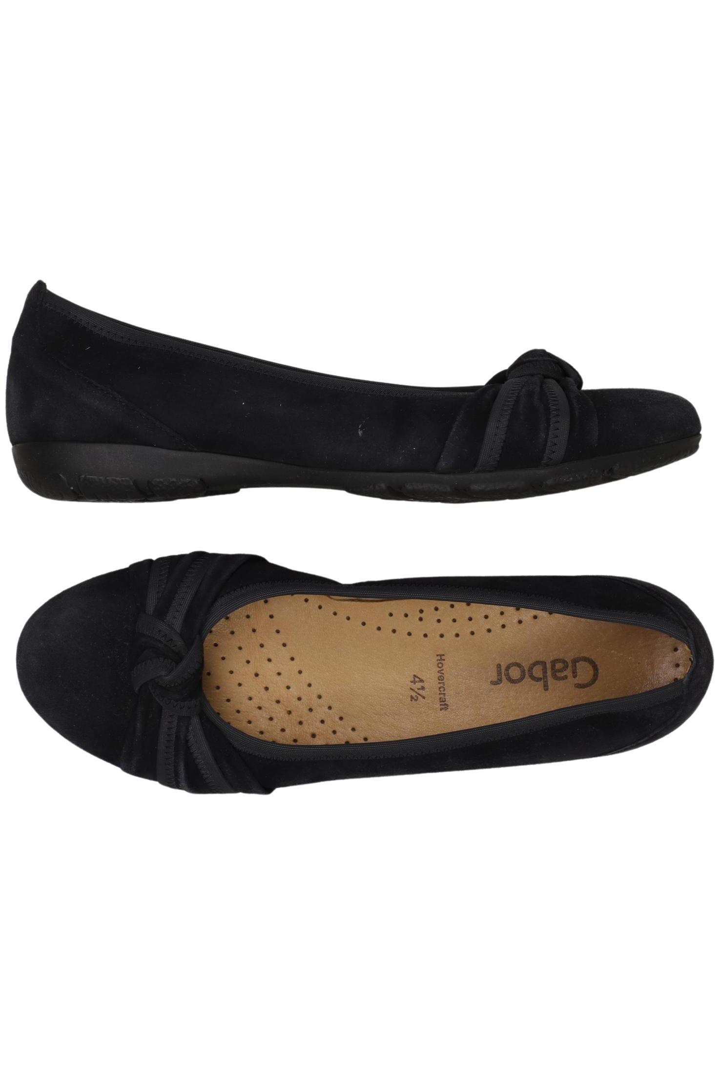 

Gabor Damen Ballerinas, schwarz, Gr. 4.5