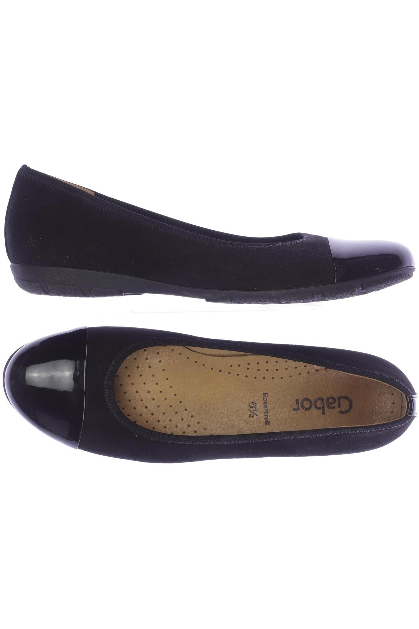 

Gabor Damen Ballerinas, schwarz, Gr. 6.5
