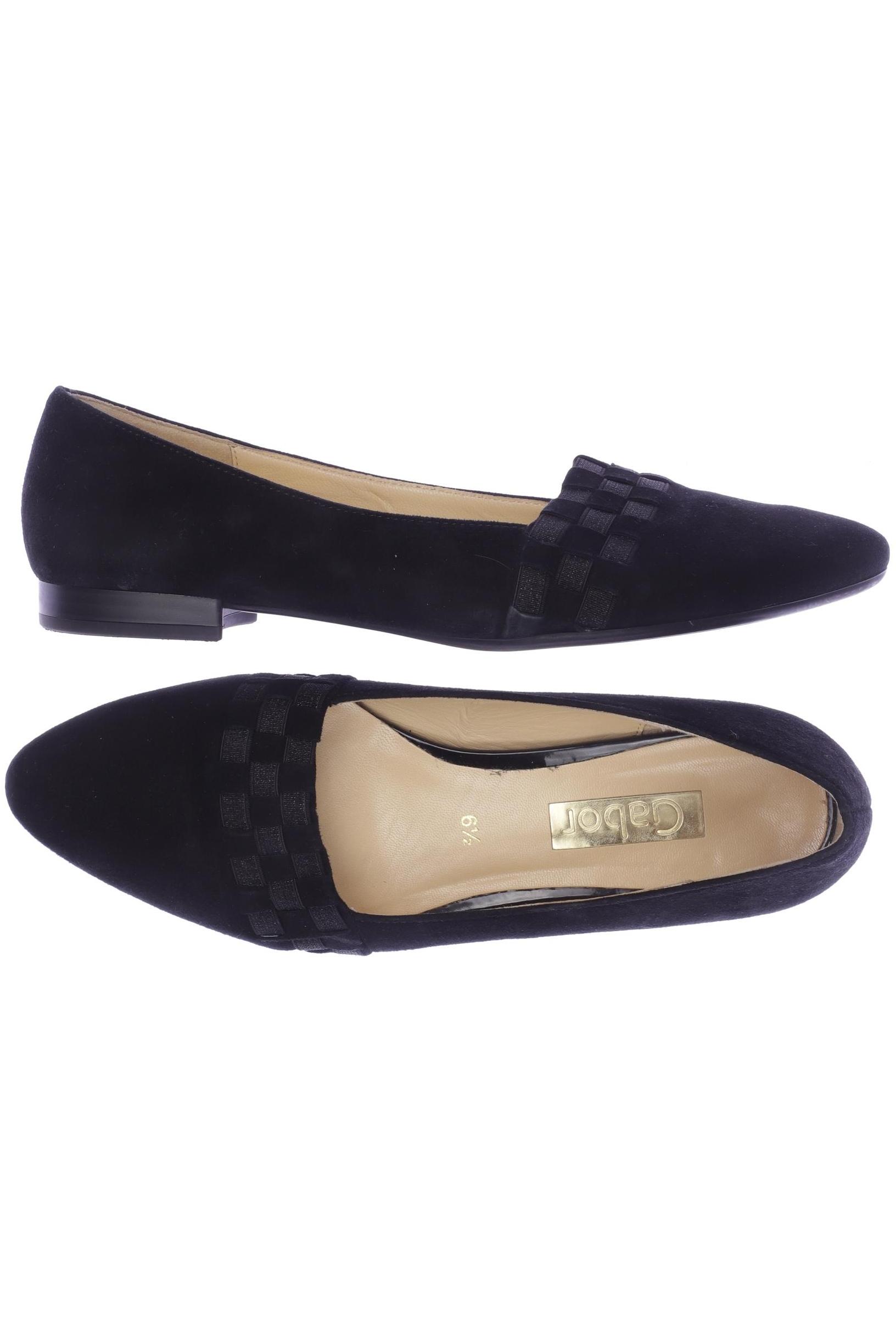 

Gabor Damen Ballerinas, schwarz, Gr. 6.5