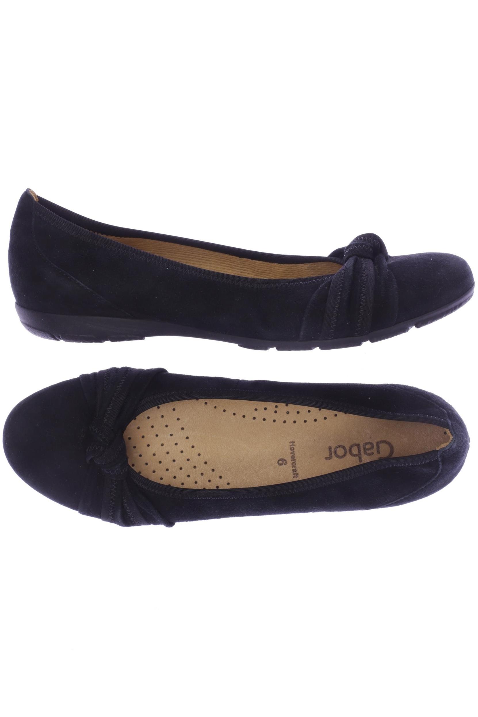 

Gabor Damen Ballerinas, schwarz, Gr. 6