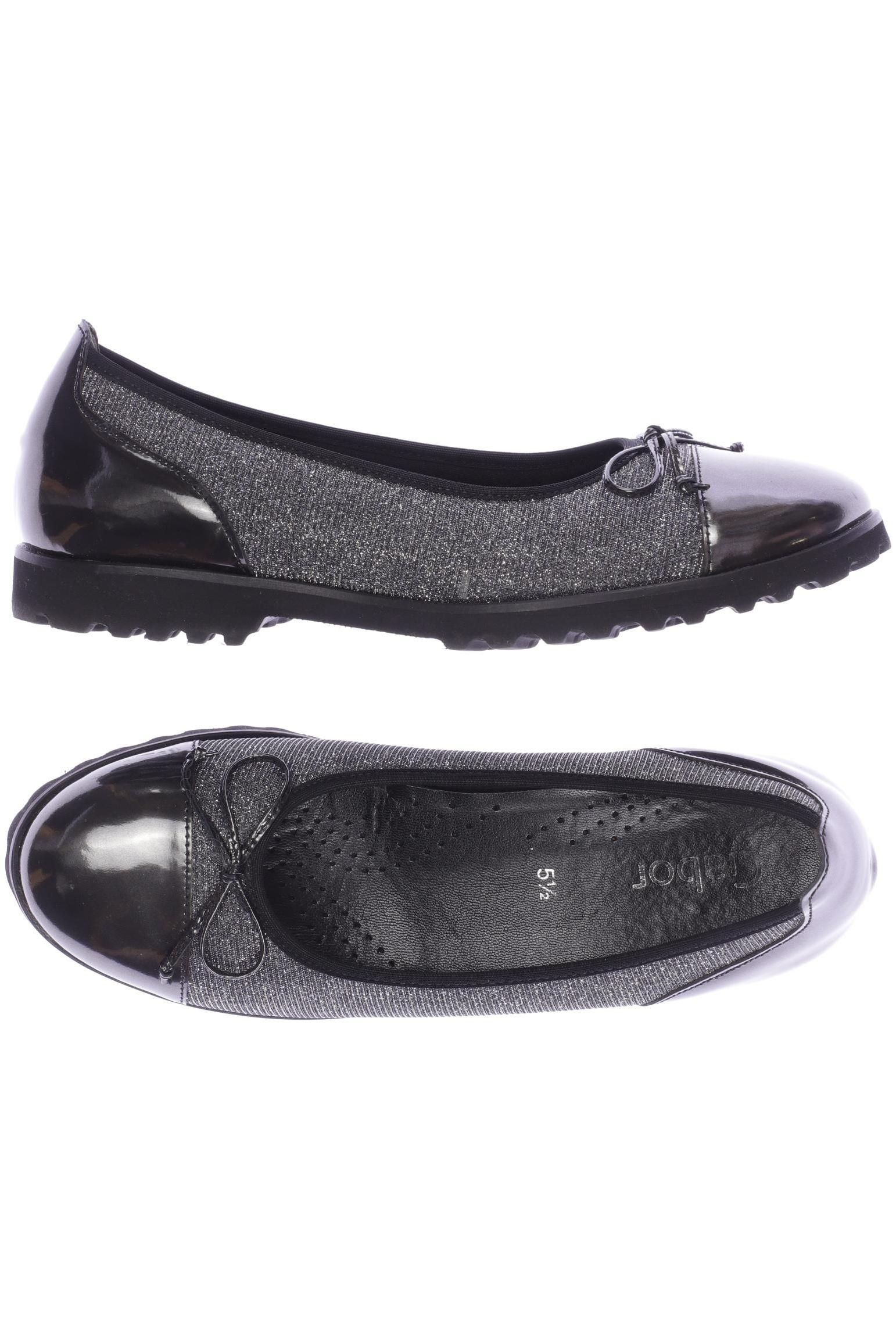 

Gabor Damen Ballerinas, grau, Gr. 5.5