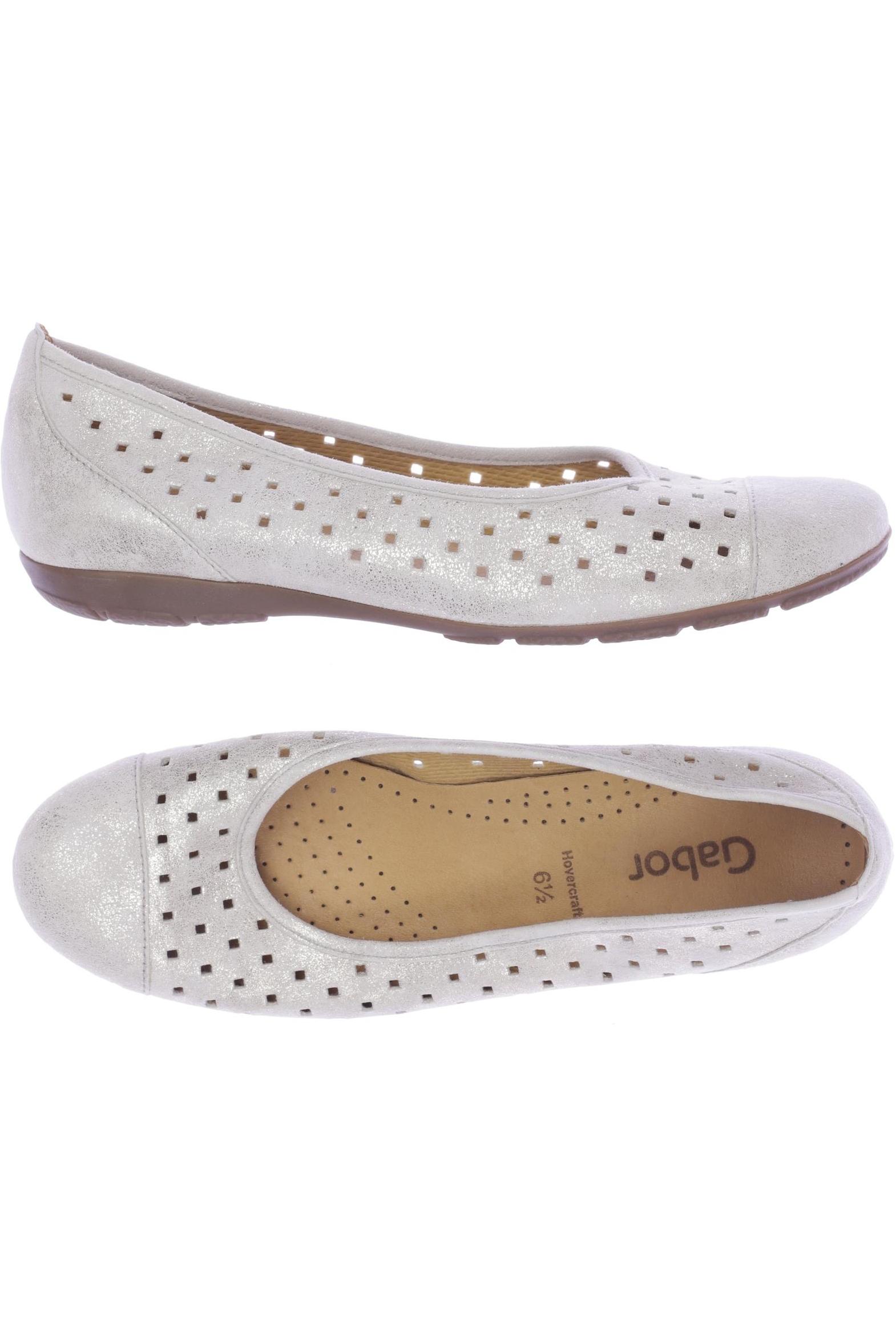 

Gabor Damen Ballerinas, silber, Gr. 6.5